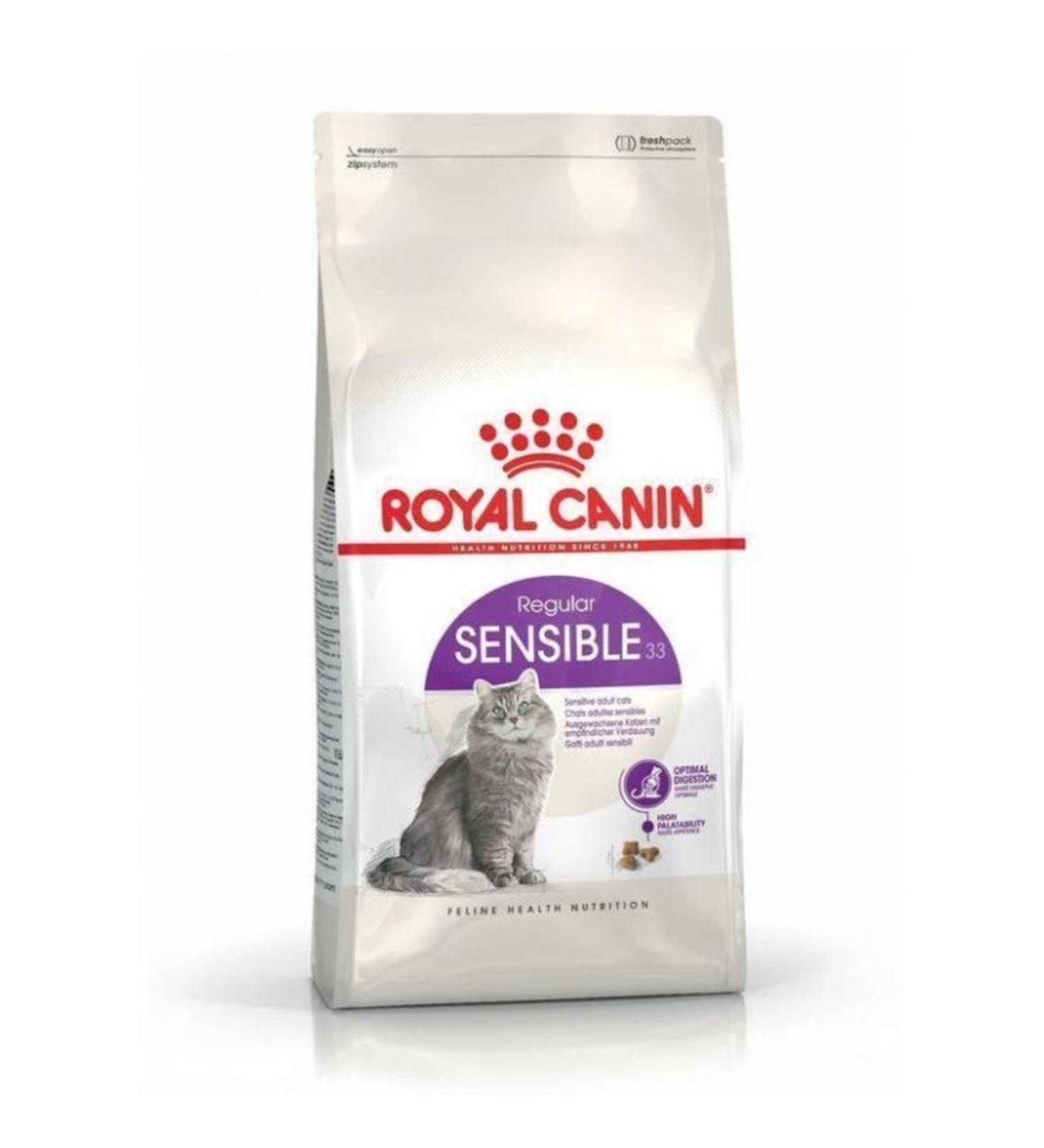 Royal Canin Sensible 33 Sensitive Adult Cat Food 2 Kg X 2 Pieces