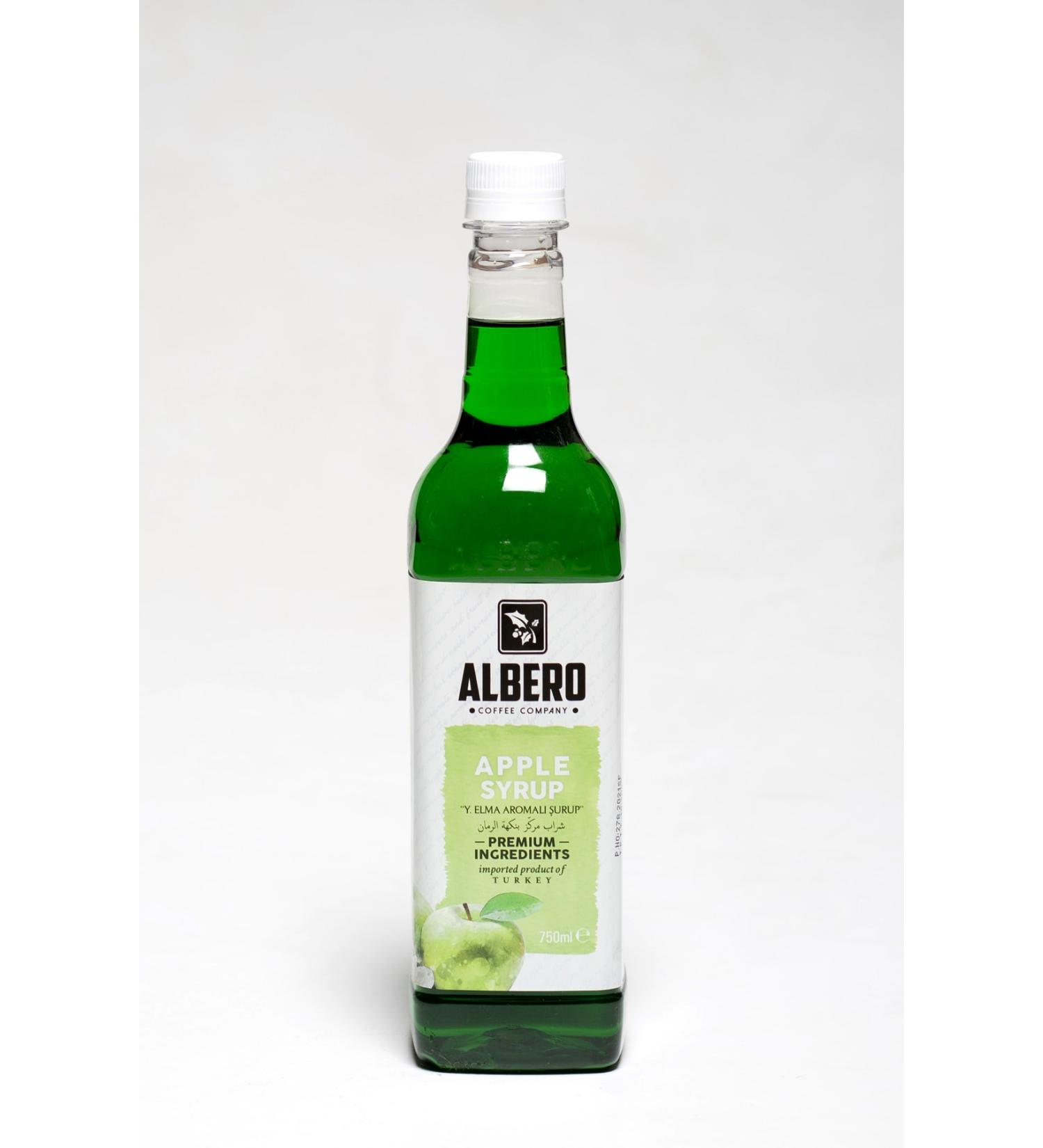 ALBERO Green Apple Cocktail Syrup 750 Ml.