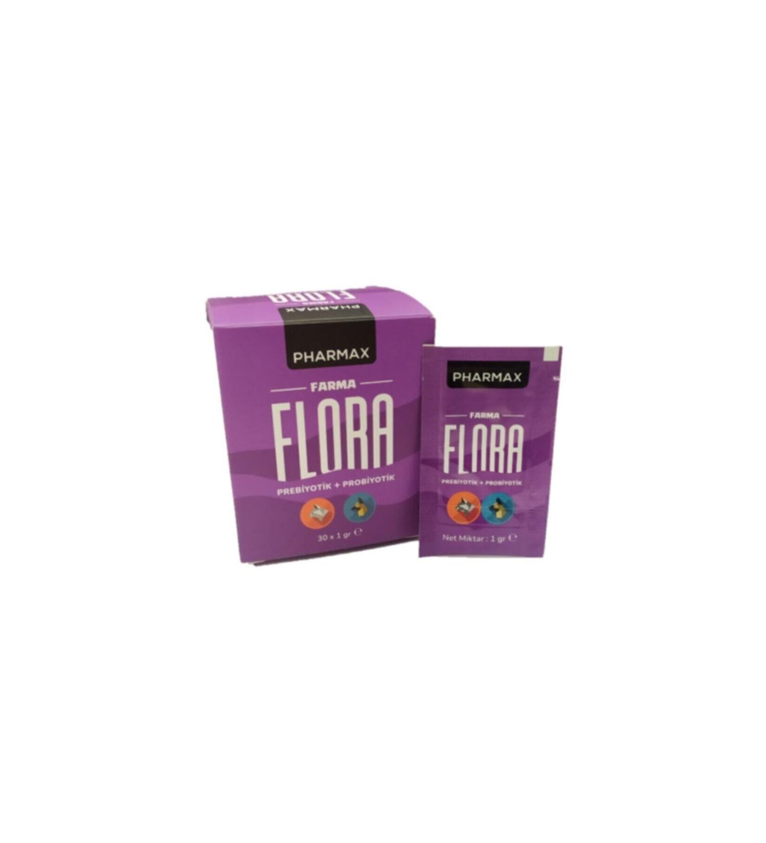 Pharmax Farma Flora Cat Dog Prebiotic Probiotic 1 gr X 30 Pcs - Buy Online on GoSupps.com
