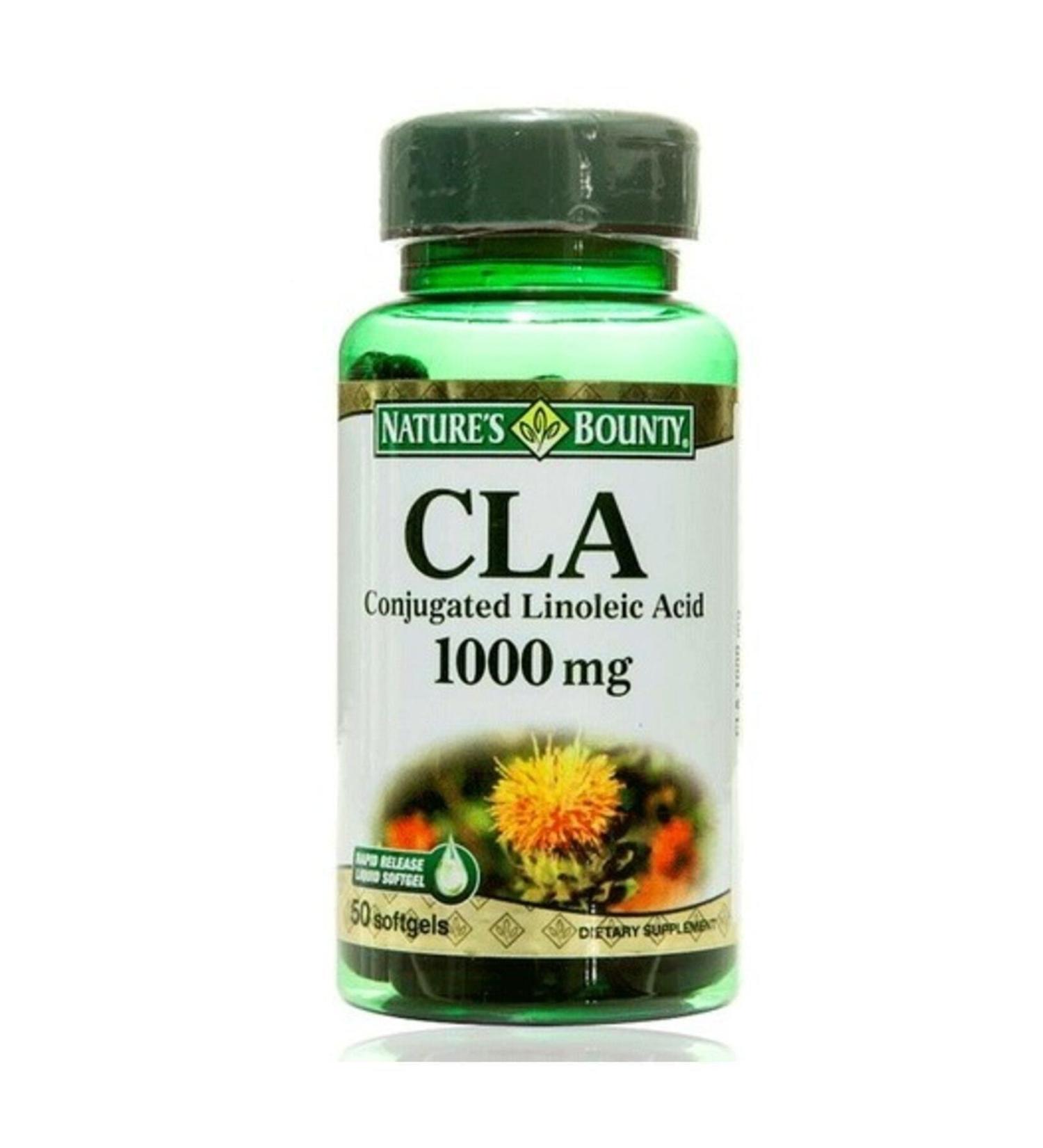 Natures Bounty Cla 1000 Mg 50 Capsules