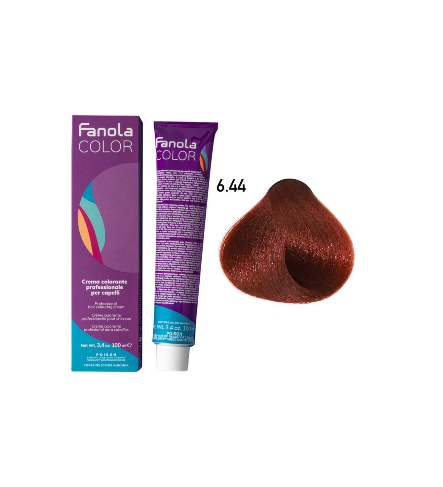 Fanola Color 100ml Dark Intense Copper Blonde 6.44