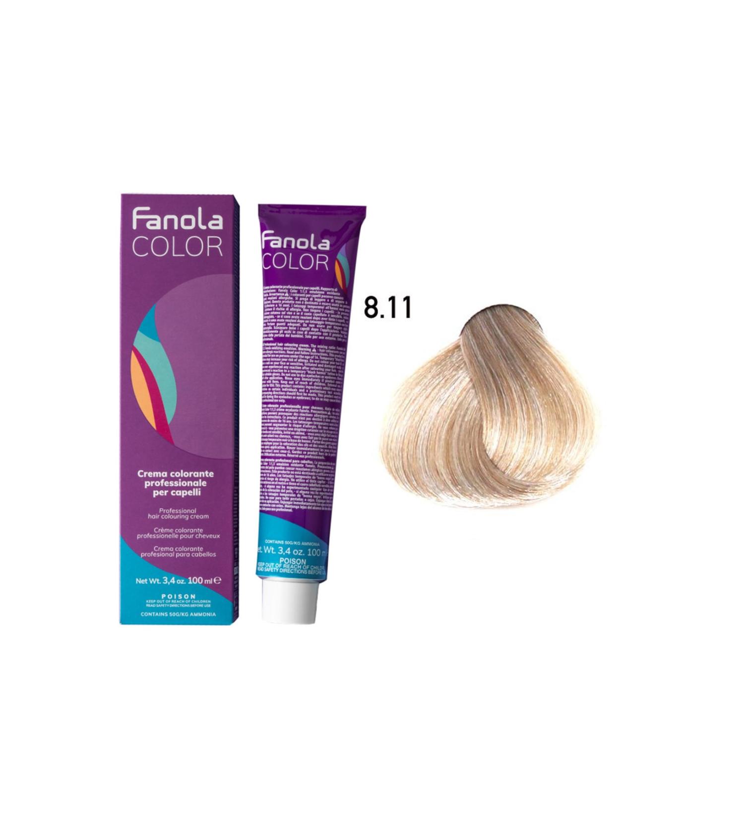 Fanola 8.11 Intense Ash Light Blonde
