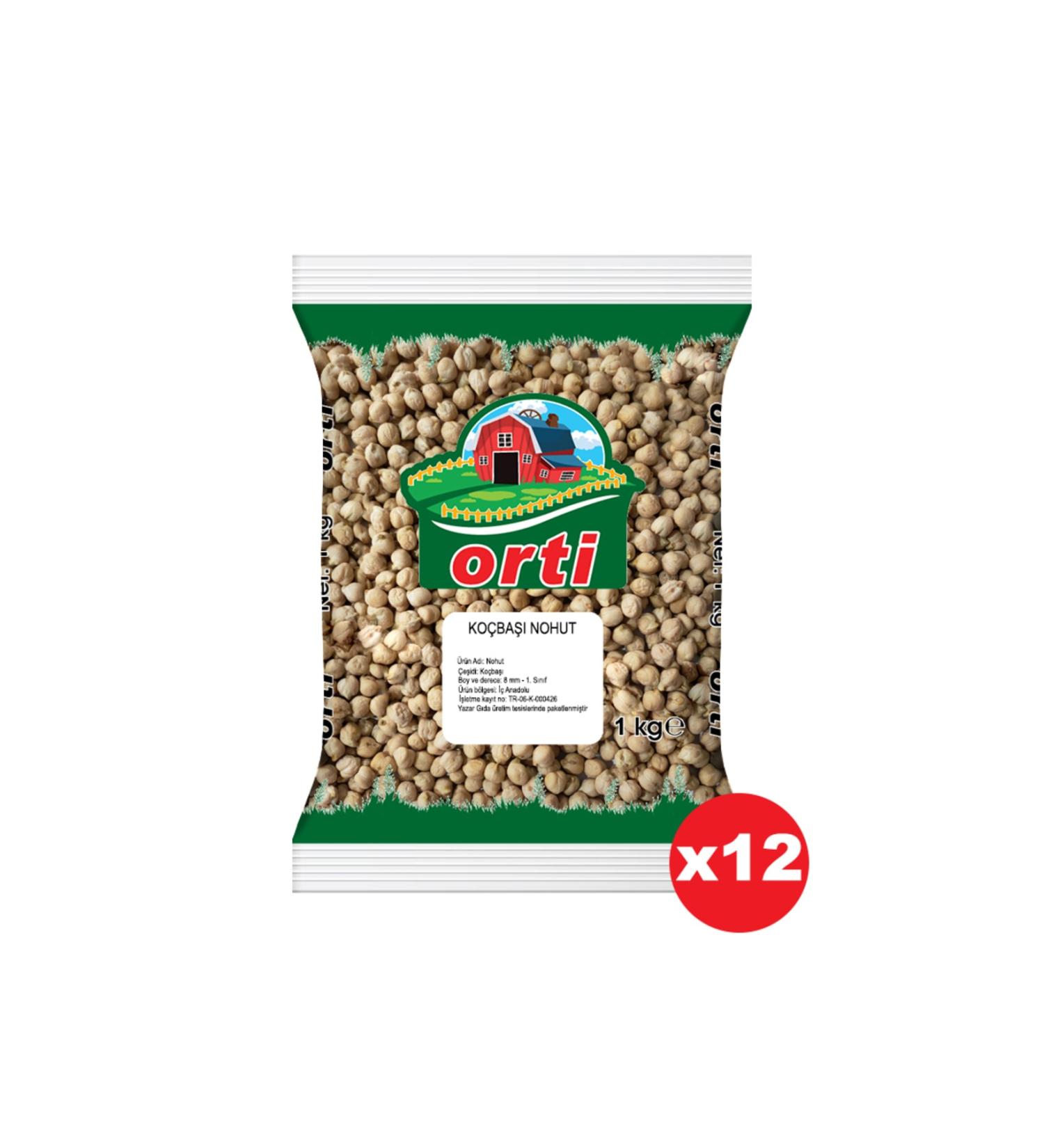 orti Rams Head Chickpeas 1 Kg. X 12 Pieces