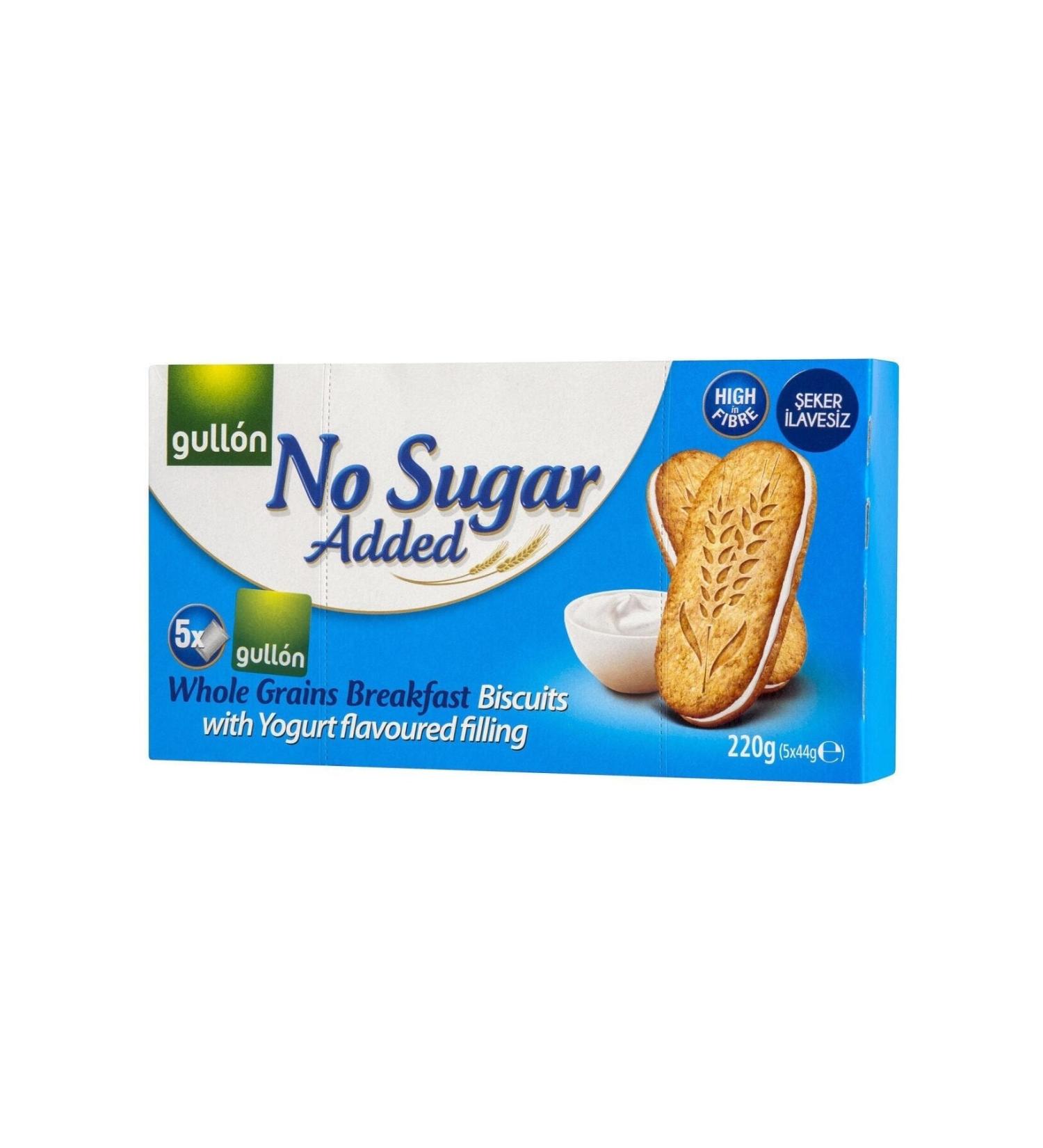 Gullon Yogurt Filled Sugar-Free Biscuits 220 gr