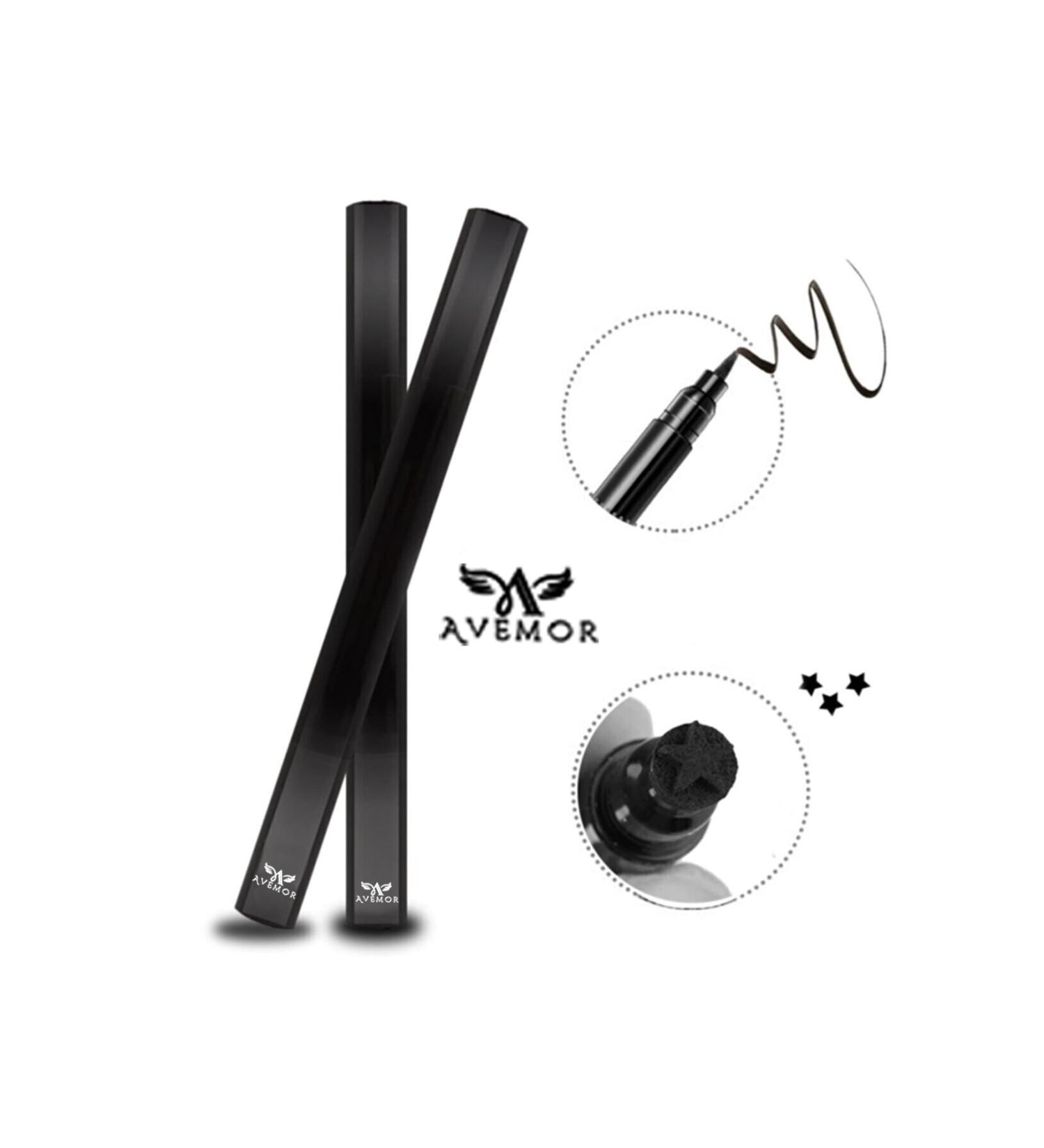 AVEMOR Double Sided Star Patterned Waterproof Eyeliner Pencil