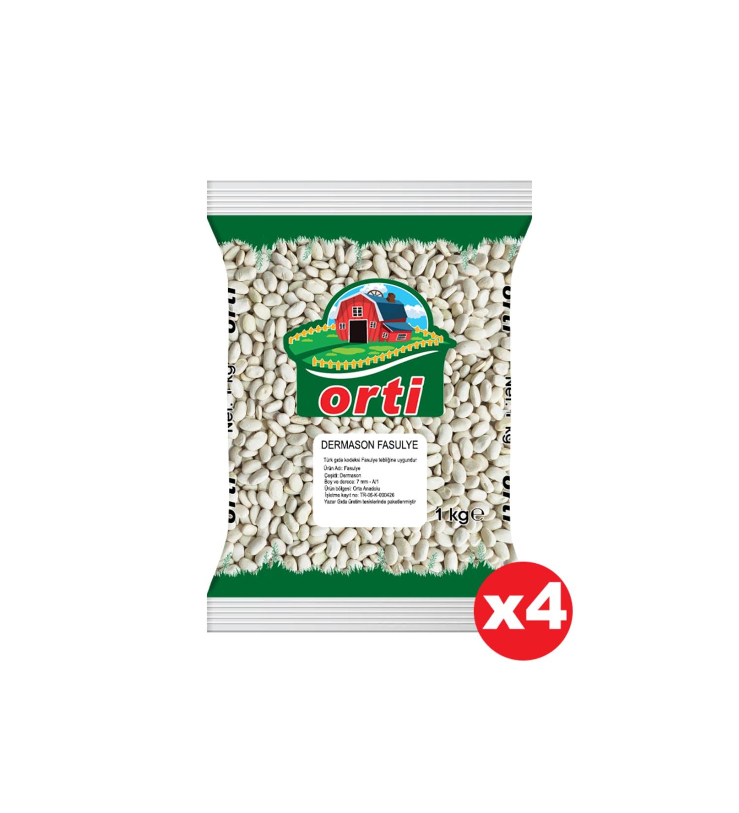 orti Dermason Beans 1 Kg. x 4 Packs