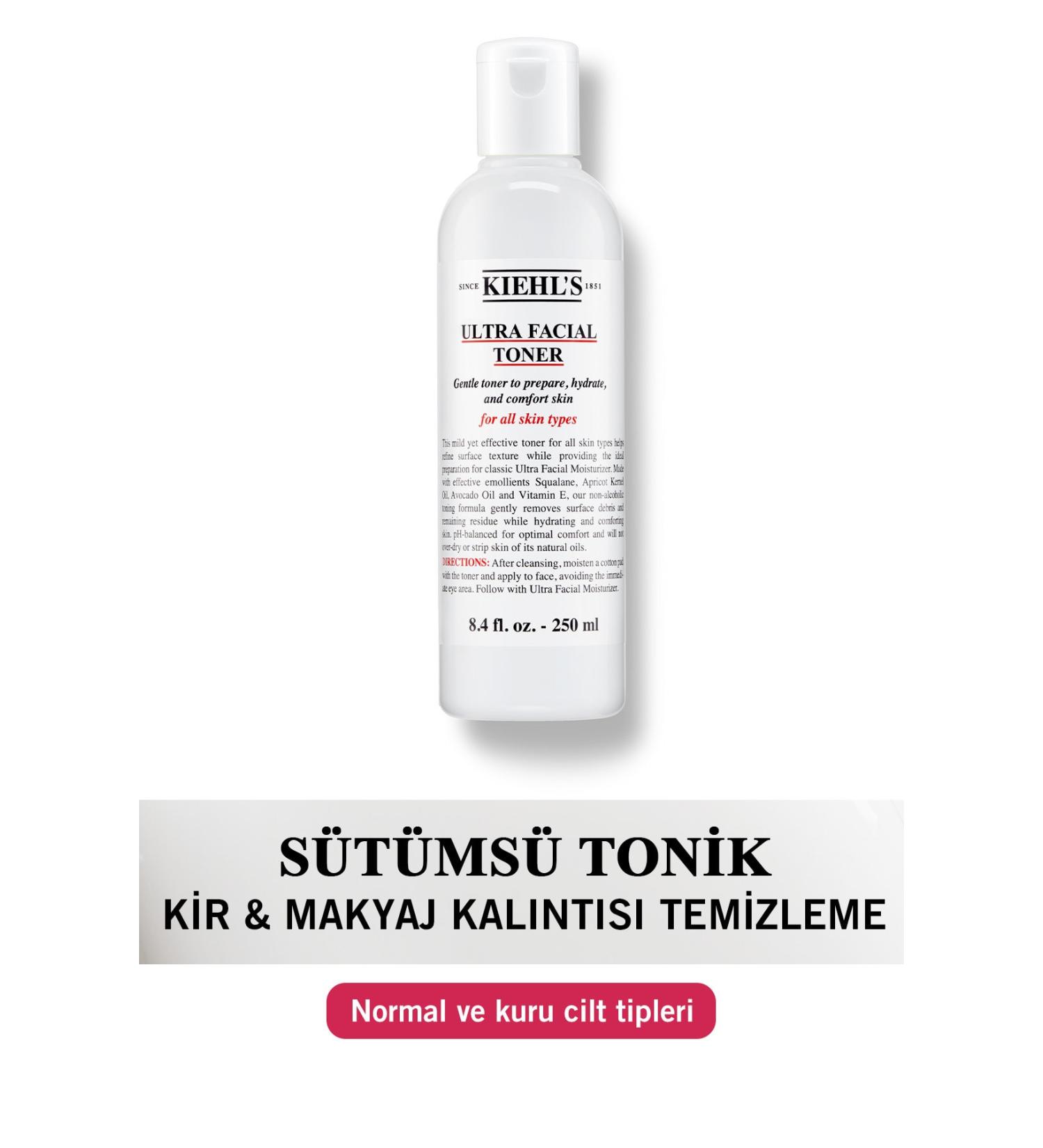 Kiehl's Ultra Facial Moisturizing Toner for Normal and Dry Skin 250 ml - Buy Online on GoSupps.com