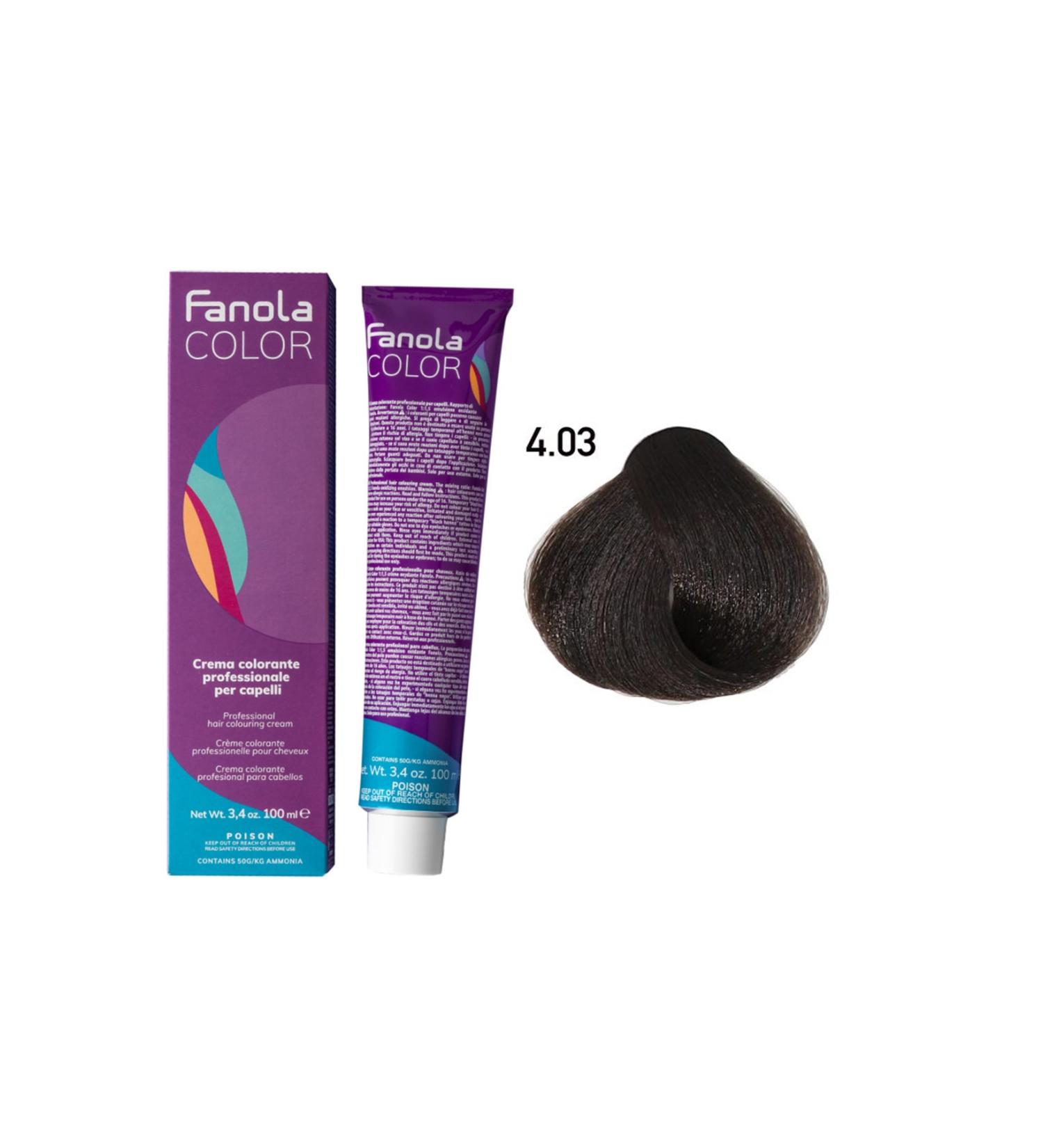 Fanola Color 100ml Medium Warm Brown 4.03