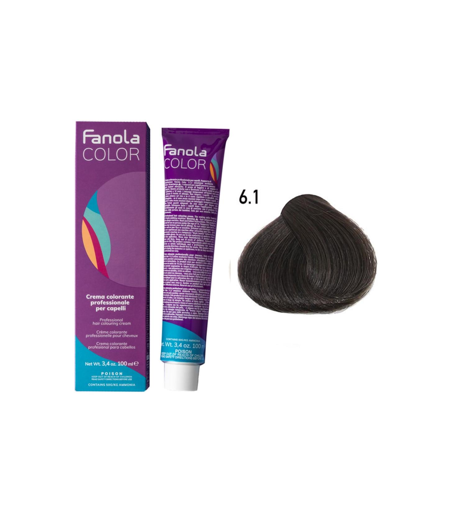 Fanola Color 100ml Dark Ash Blonde 6.1