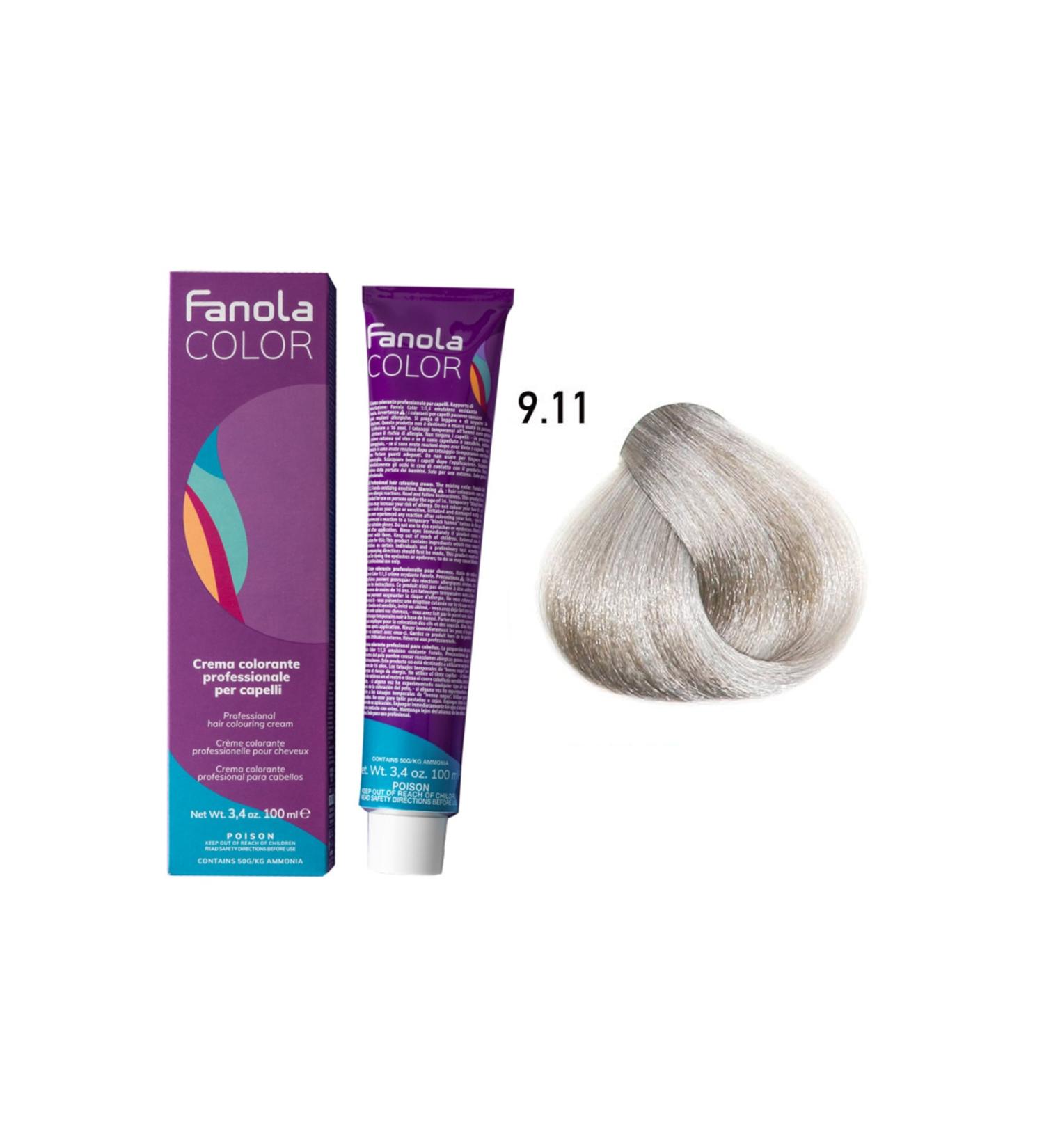 Fanola 9.11 Intense Ashy Very Light Blonde