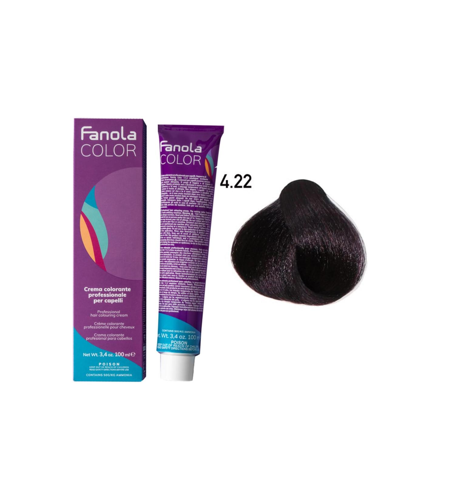 Fanola Color 100 ml Chestnut Intense Violet 4.22
