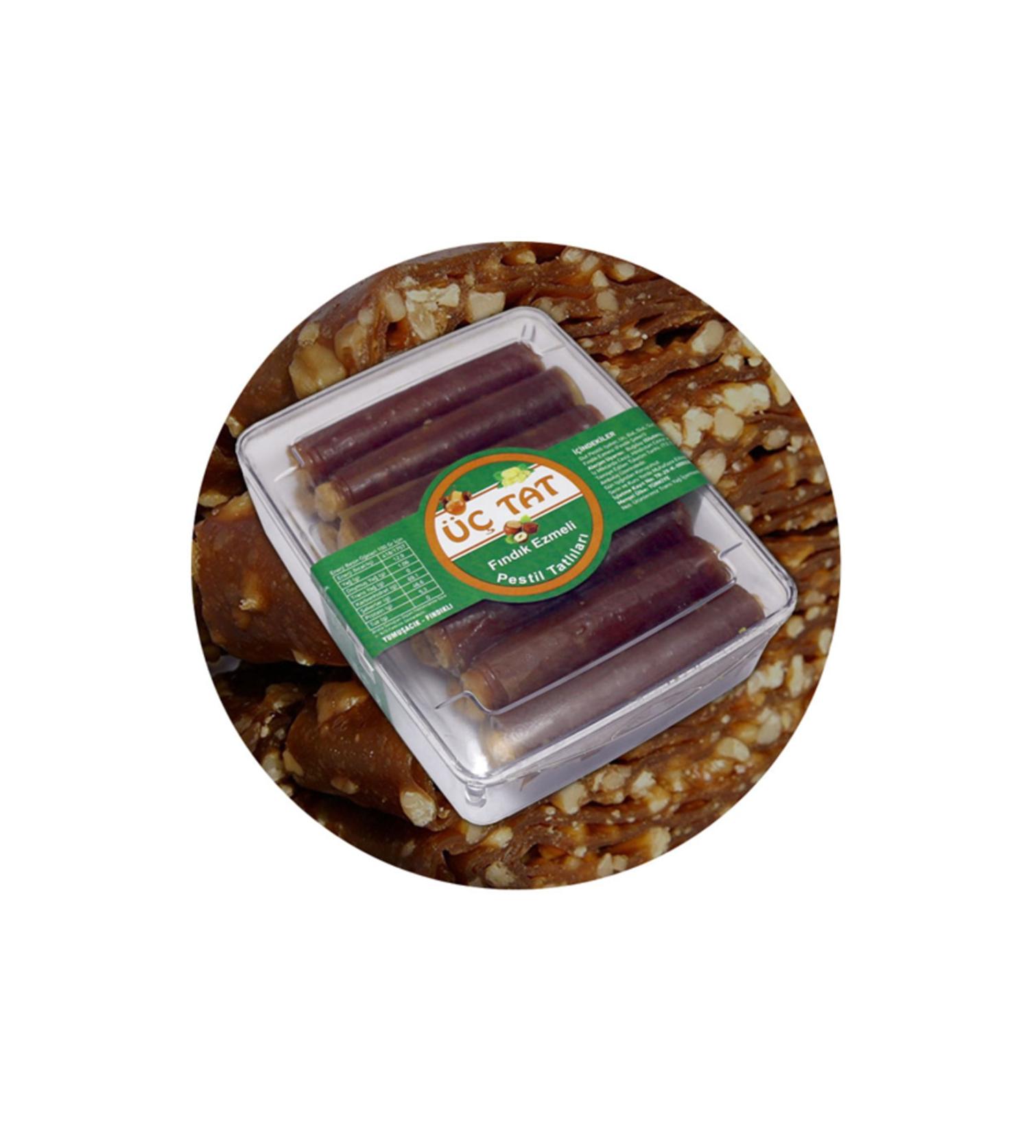 TAT GIDA Rolled Fruit Roll Dessert (With Hazelnut Paste Inside) 330gr