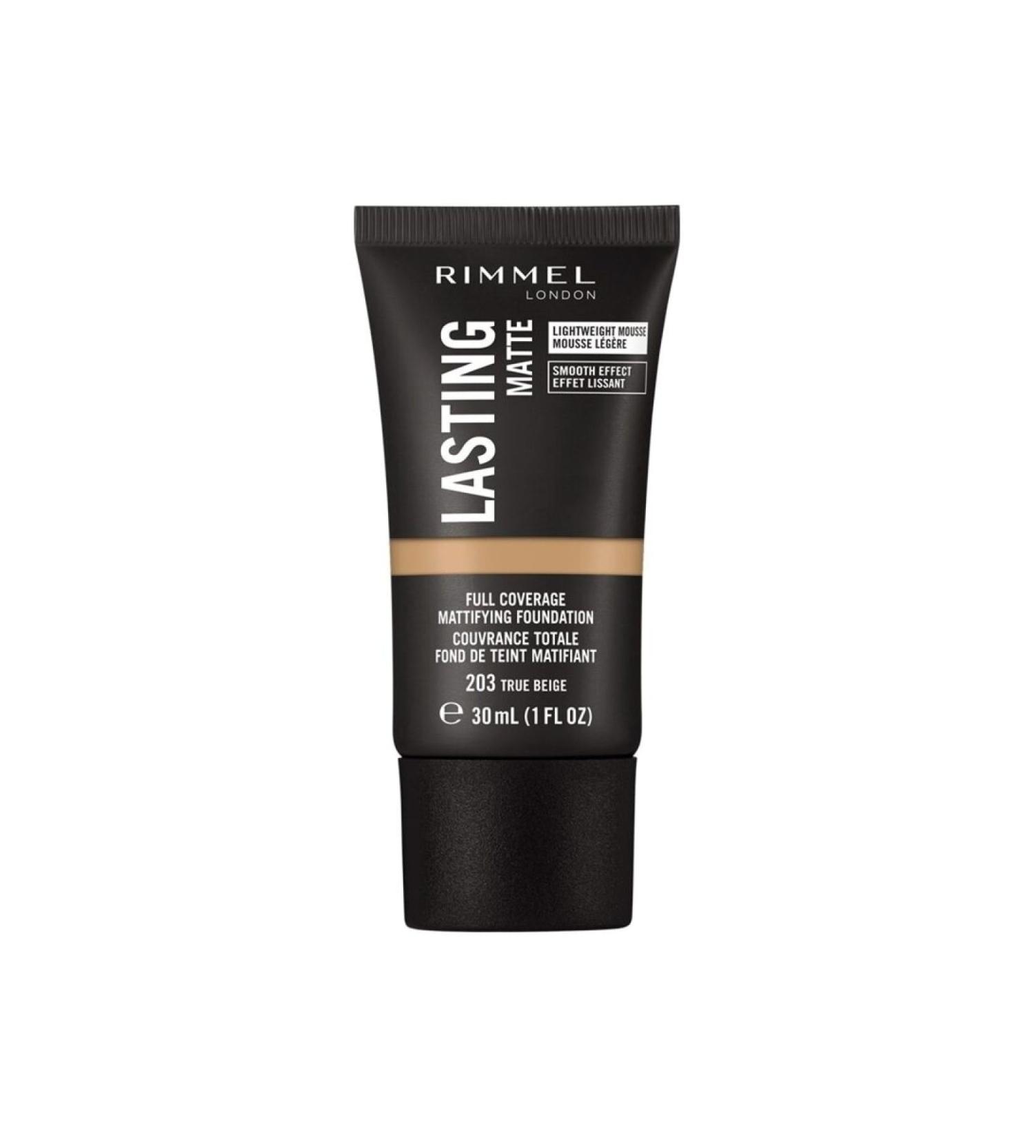 Rimmel London Long-lasting Matte Foundation 203
