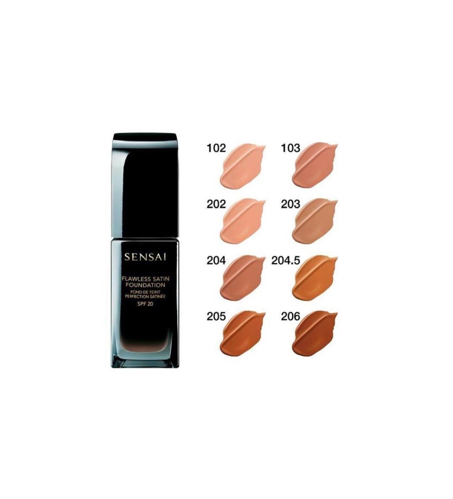 Sensai Flawless Satin Foundation Fs204.5 Spf20 Warm Beige