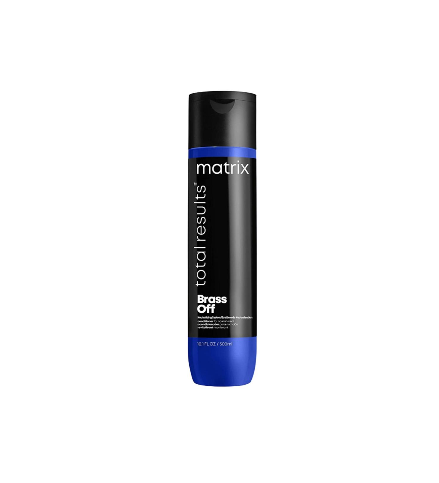 Matrix Total Results Brass Off Blue Conditioner For Dark And Light Blonde Hair 300 Ml