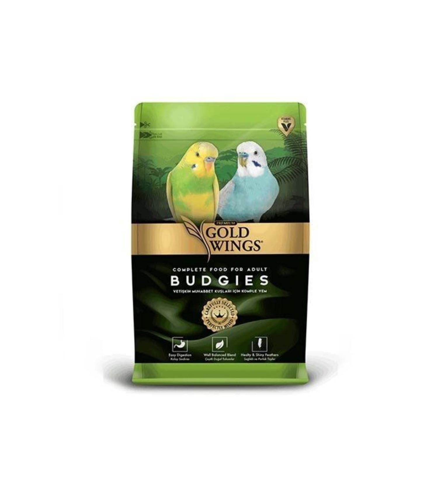 Gold Wings Premium Budgie Food 1 Kg x 3 Pieces