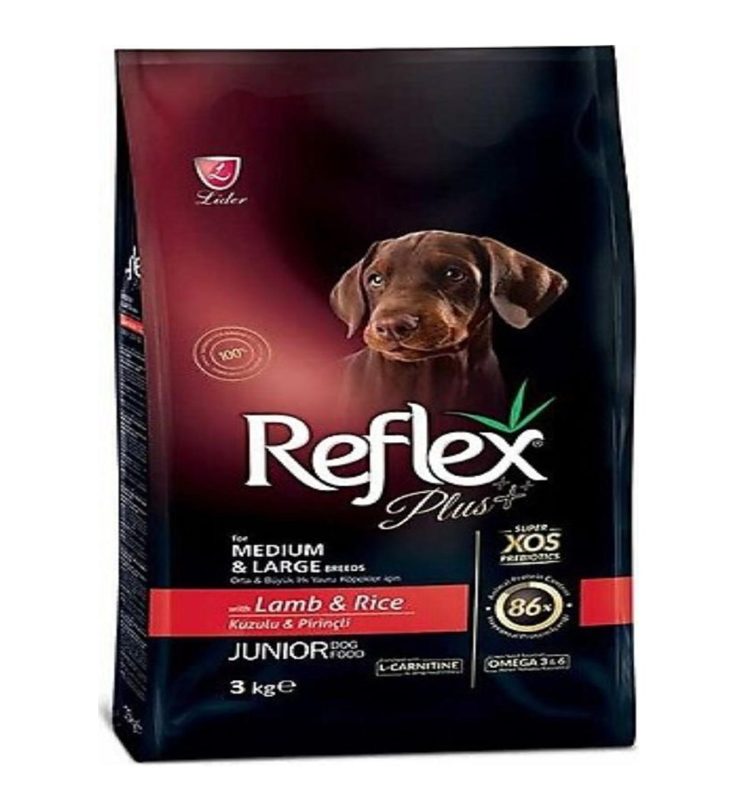 Reflex Plus Dog Medium & Large Junior 3kg
