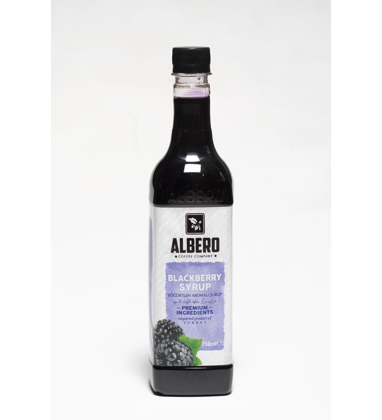 ALBERO Blackberry Cocktail Syrup 750 ml 1000 gr