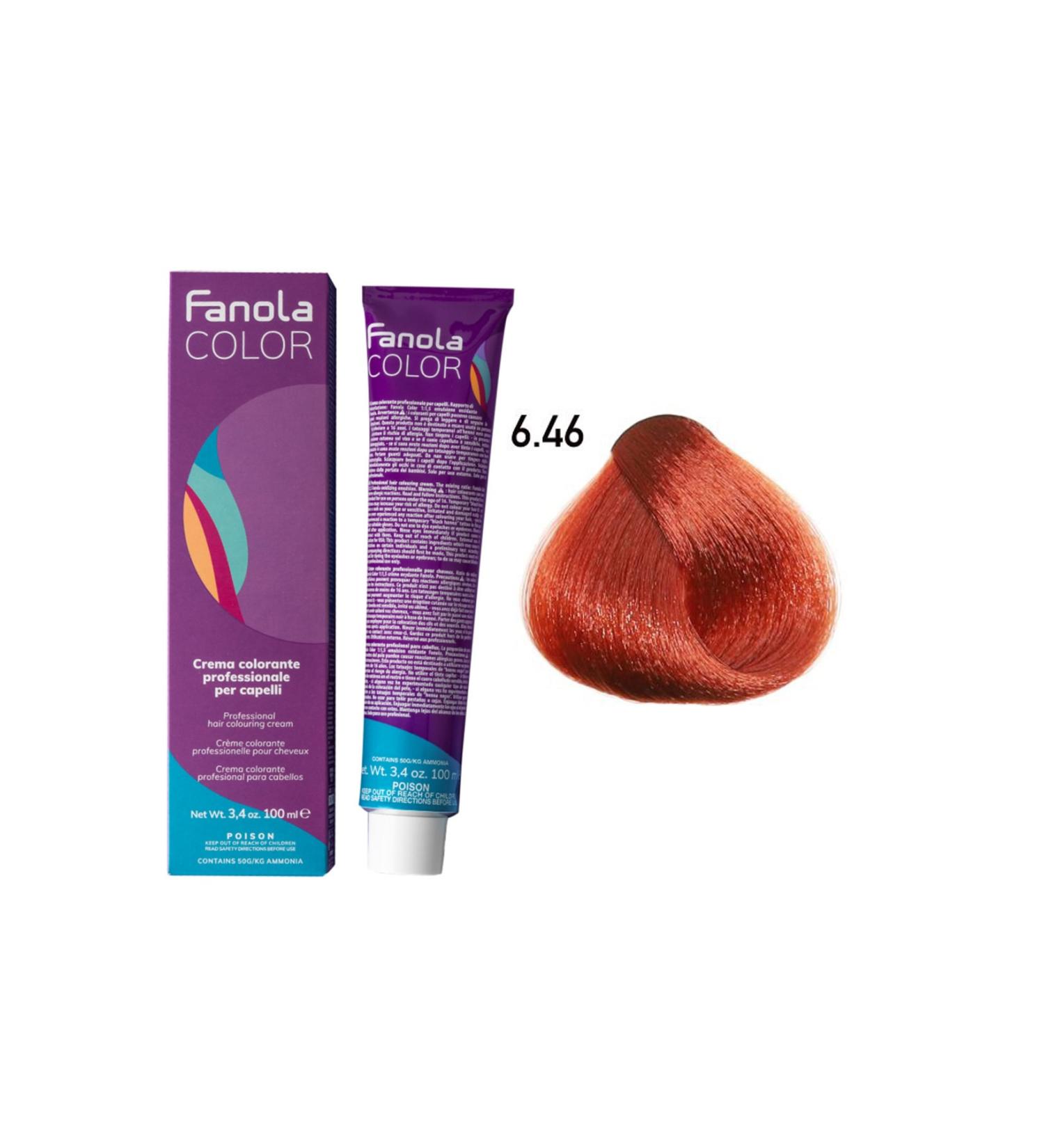 Fanola Color 100ml Dark Copper Red Blonde 6.46