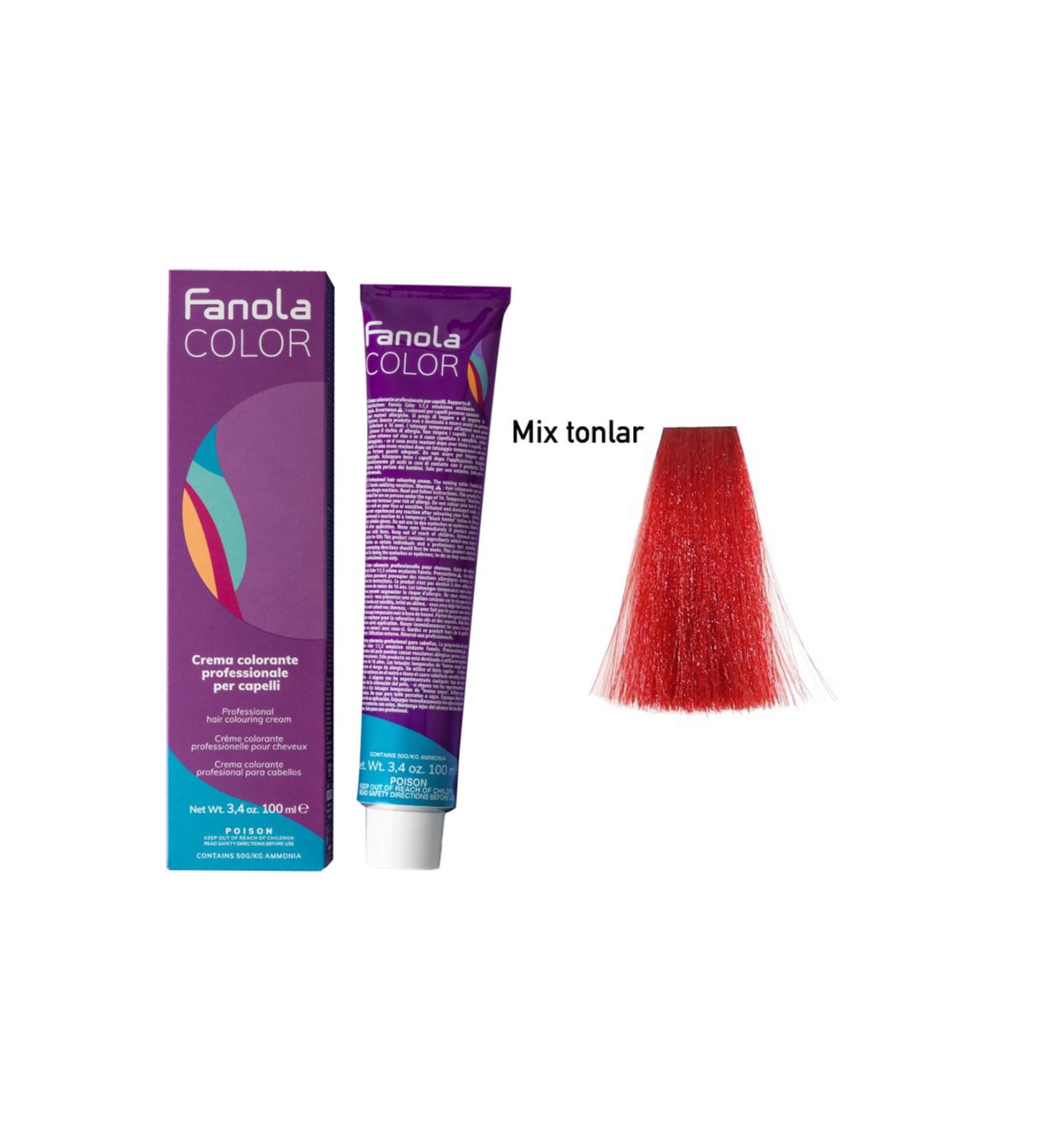Fanola Color 100ml Mix Tone Red Color