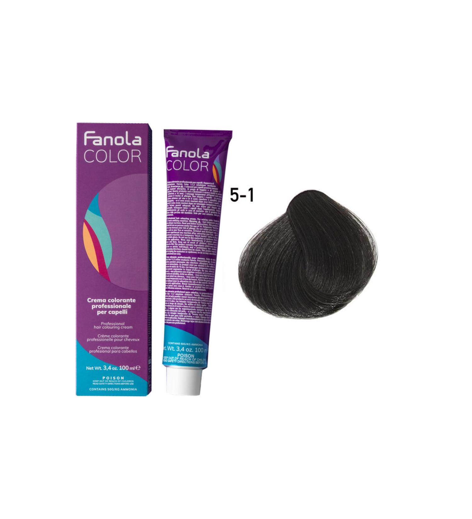 Fanola Color 100ml Light Chestnut Ash 5.1