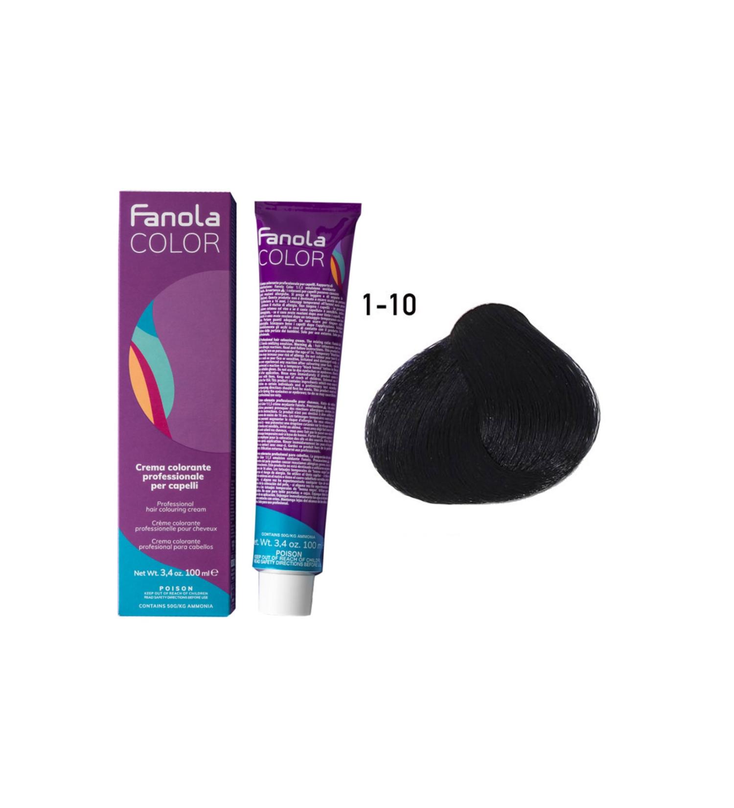 Fanola Color 100ml Blue Black 1.10