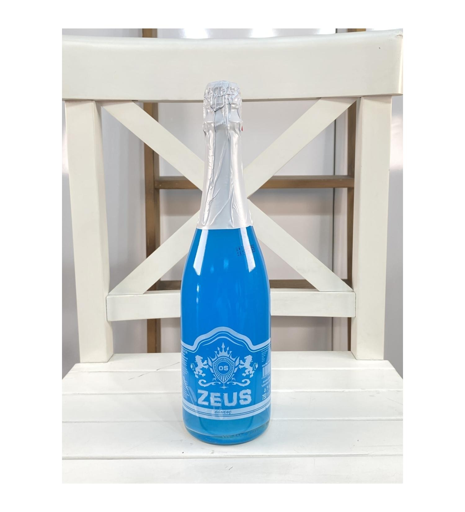 OS ZEUS Blueberry Flavored Non-Alcoholic Champagne Carbonated Drink