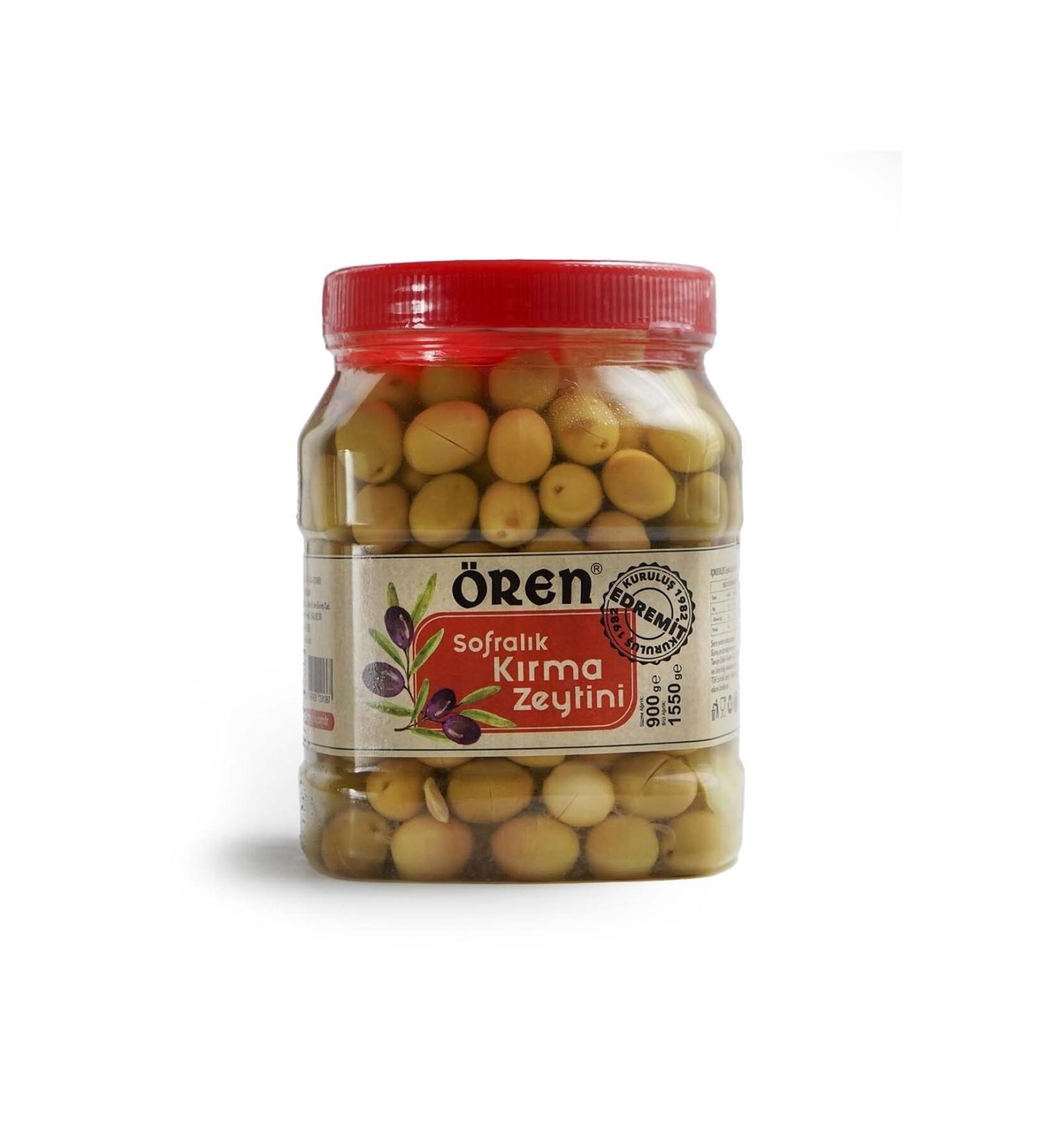 ren Green Cracked Olives 1000 Gr