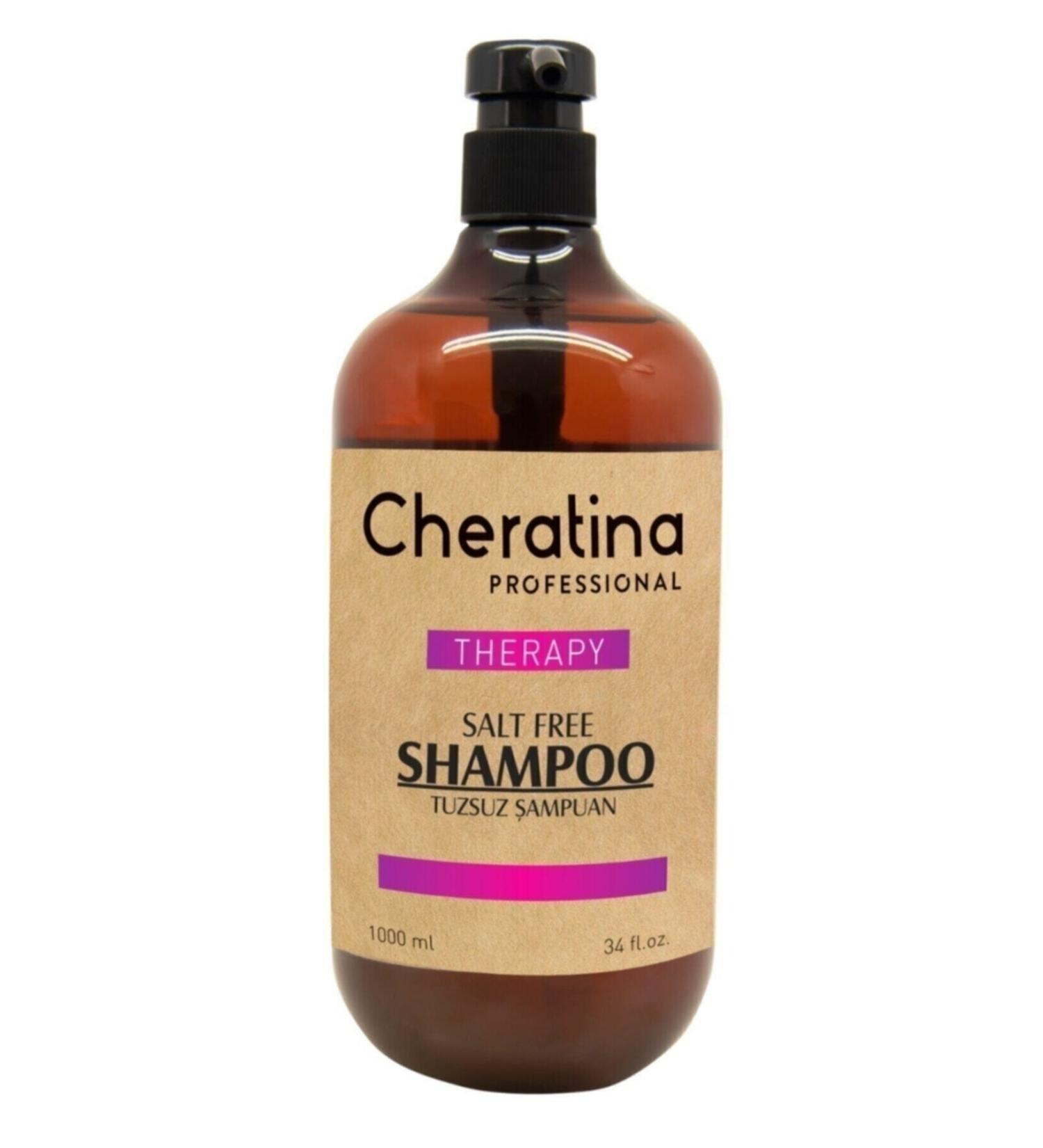 Cheratina Professional Therapy Salt Free Shine and Vitality Salt-Free Shampoo 1000ml..