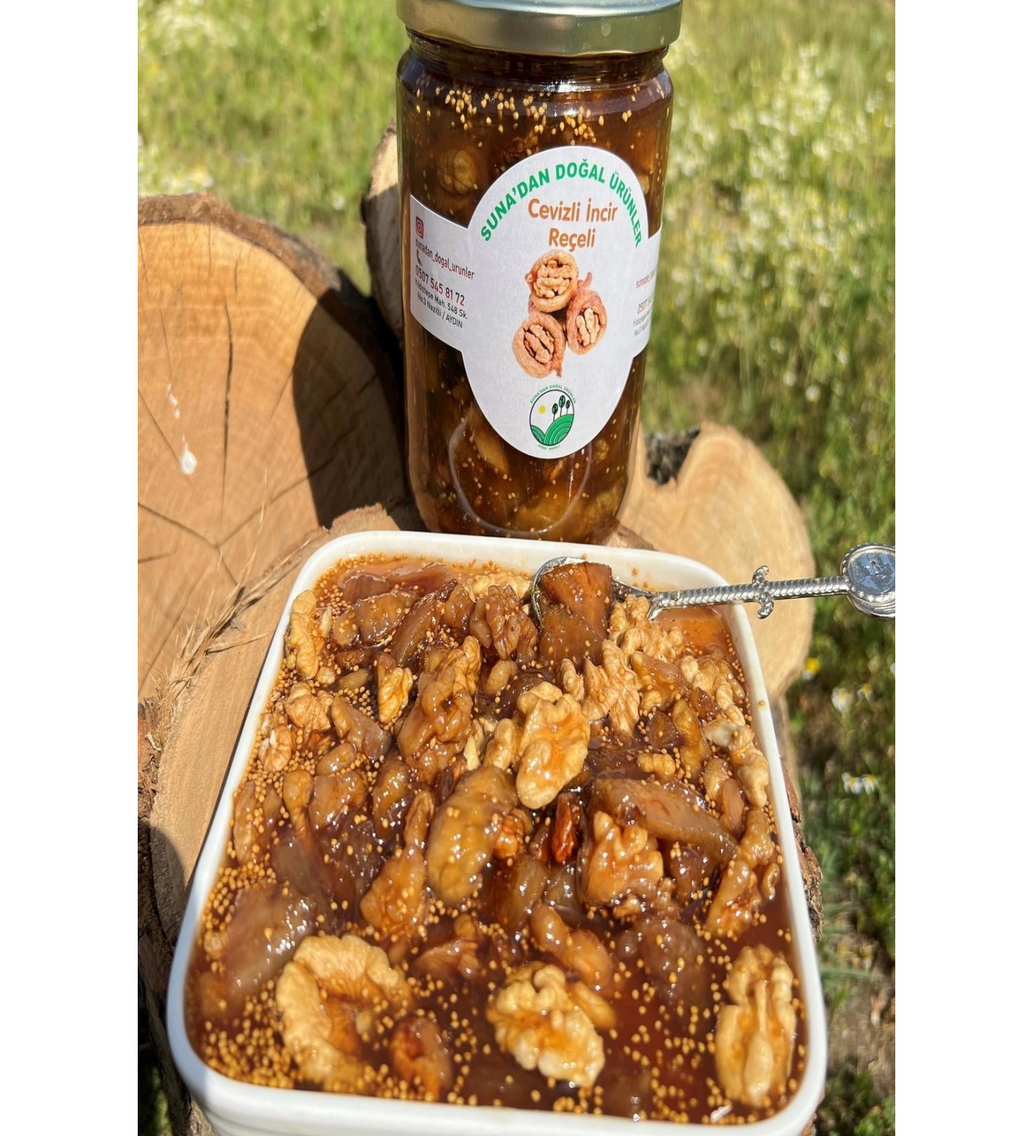 Sunadan Natural Products Walnut Fig Jam 850 gr