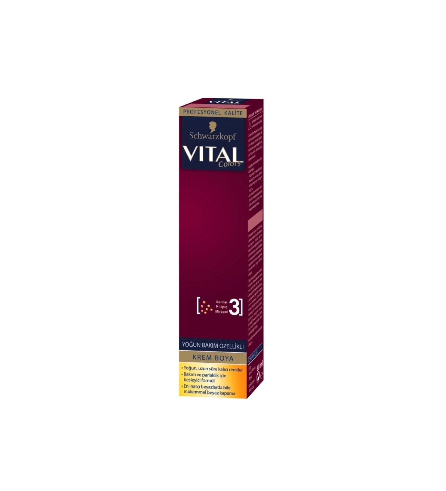 Vital Colors Hair Dye Dark Silver P-11