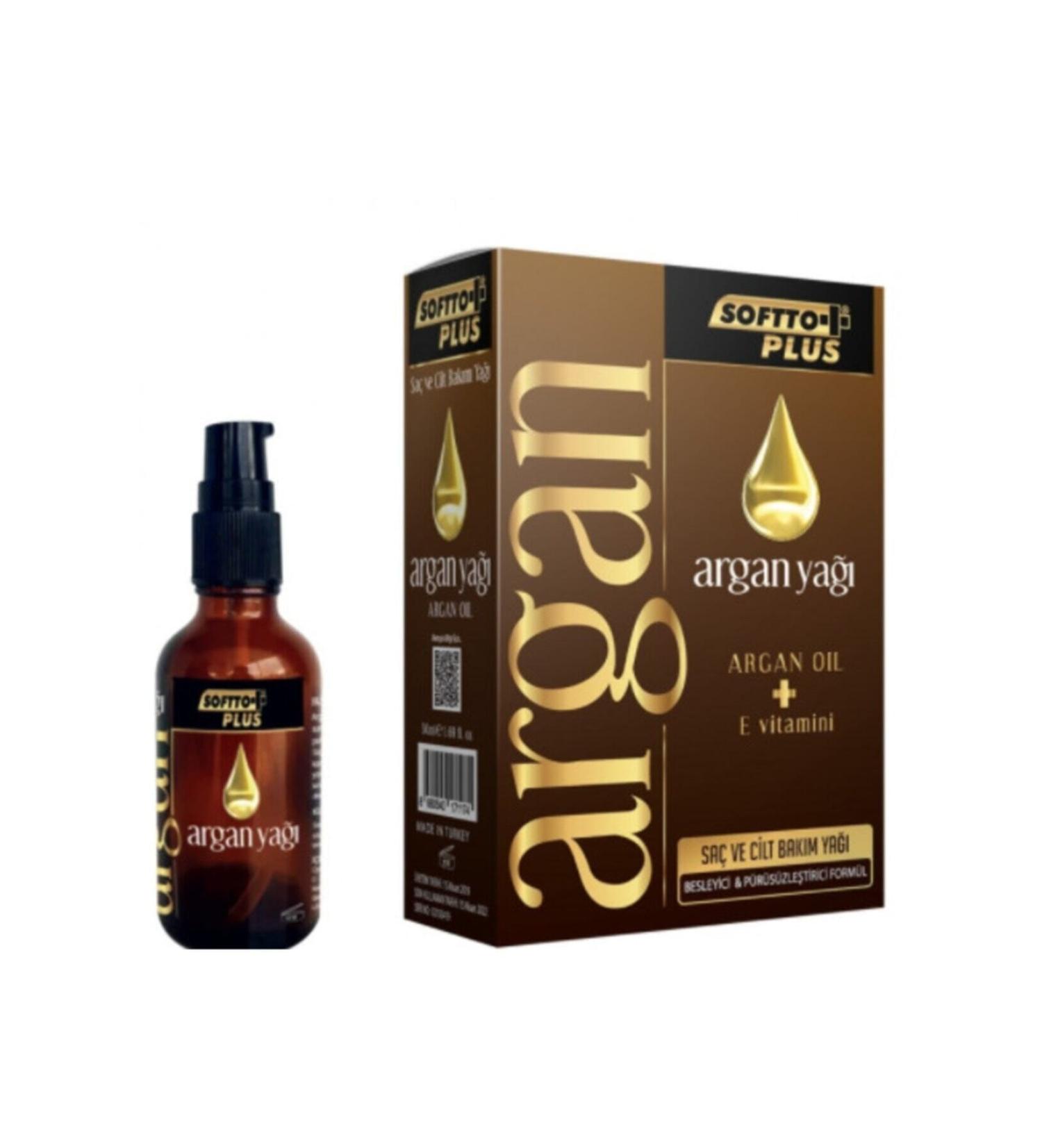 Softo Plus Argan Oil - Vitamin E
