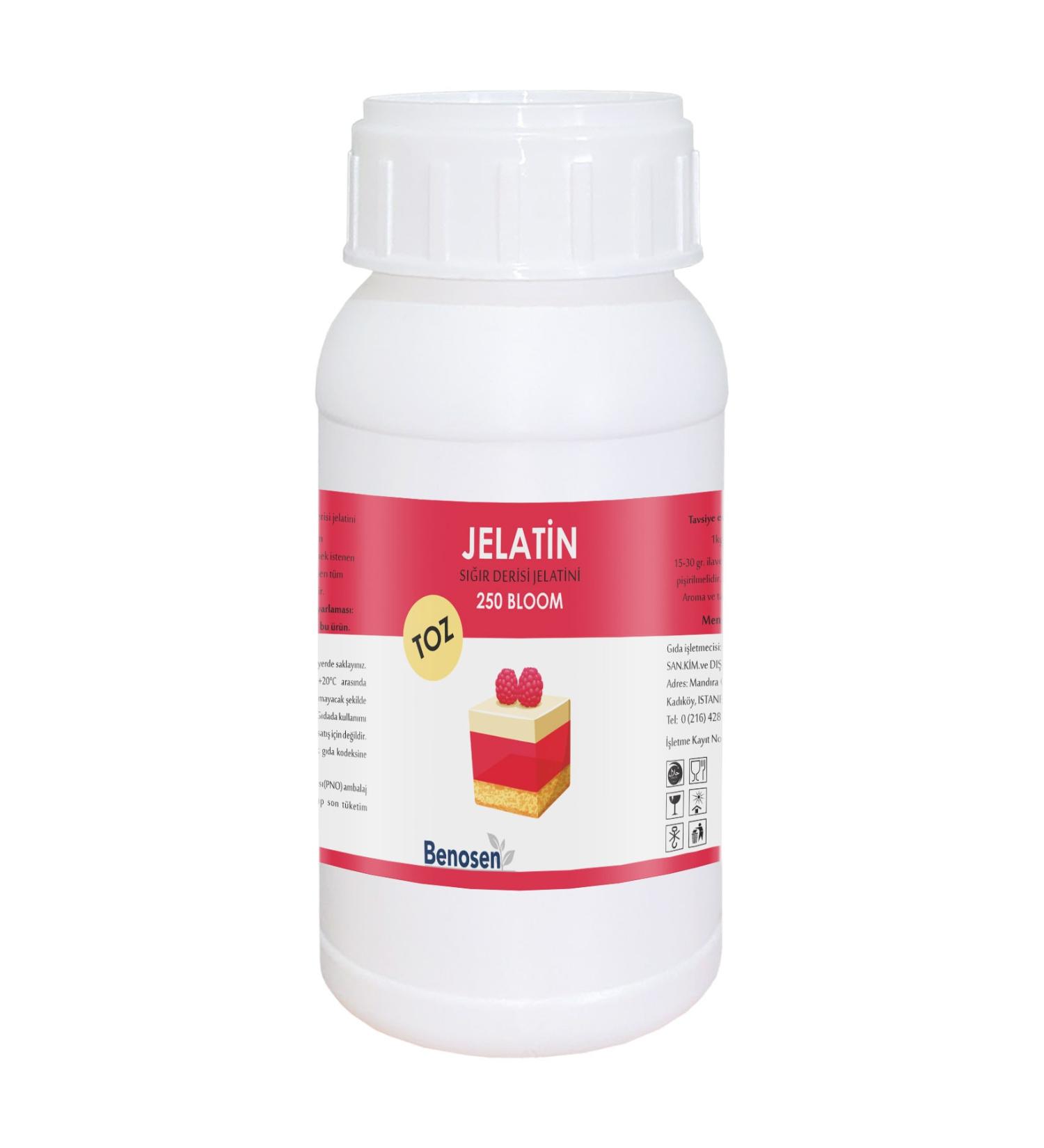 Benosen Cowhide Gelatin Odorless Powder Gelatin Premium Quality 250 Bloom Special for Pastry Chefs - Buy Online on GoSupps.com