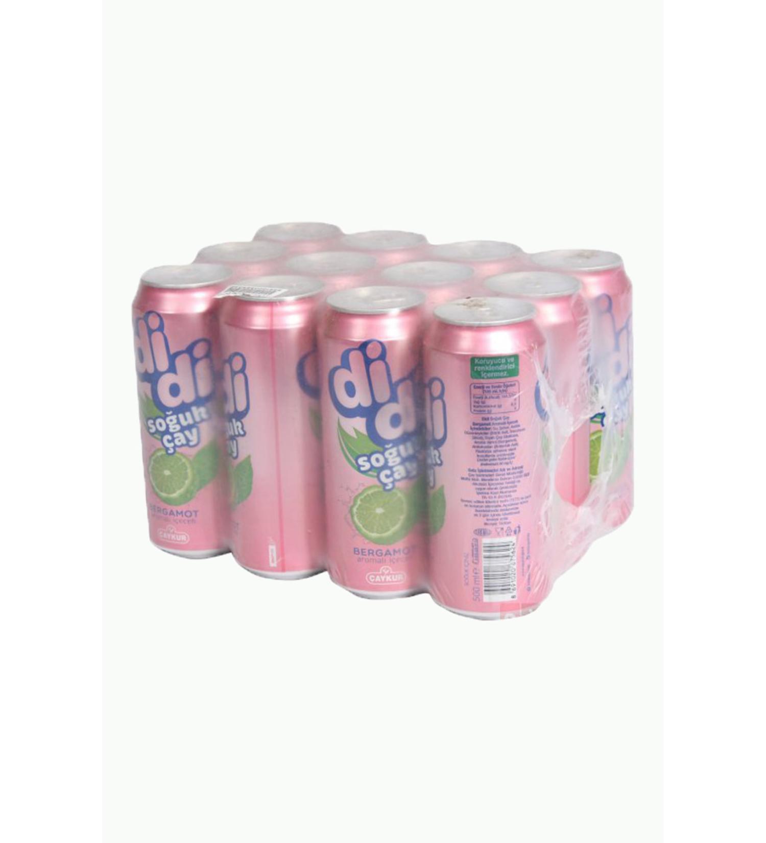 aykur Didi Bergamot Iced Tea 500 ml 12 pack
