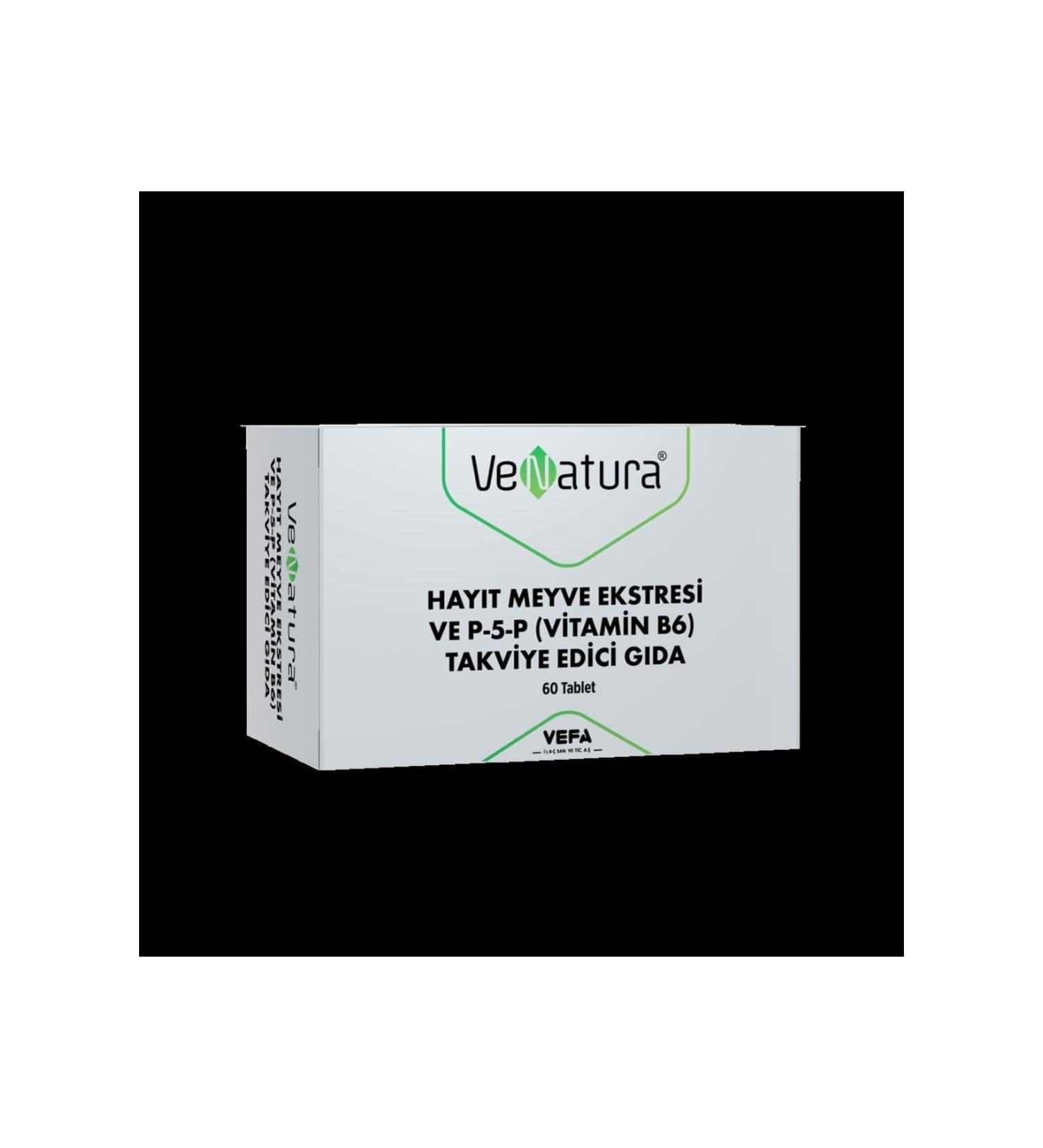 Venatura Chaste Tree Fruit Extract and P 5 p Vitamin B6 60 Tablets