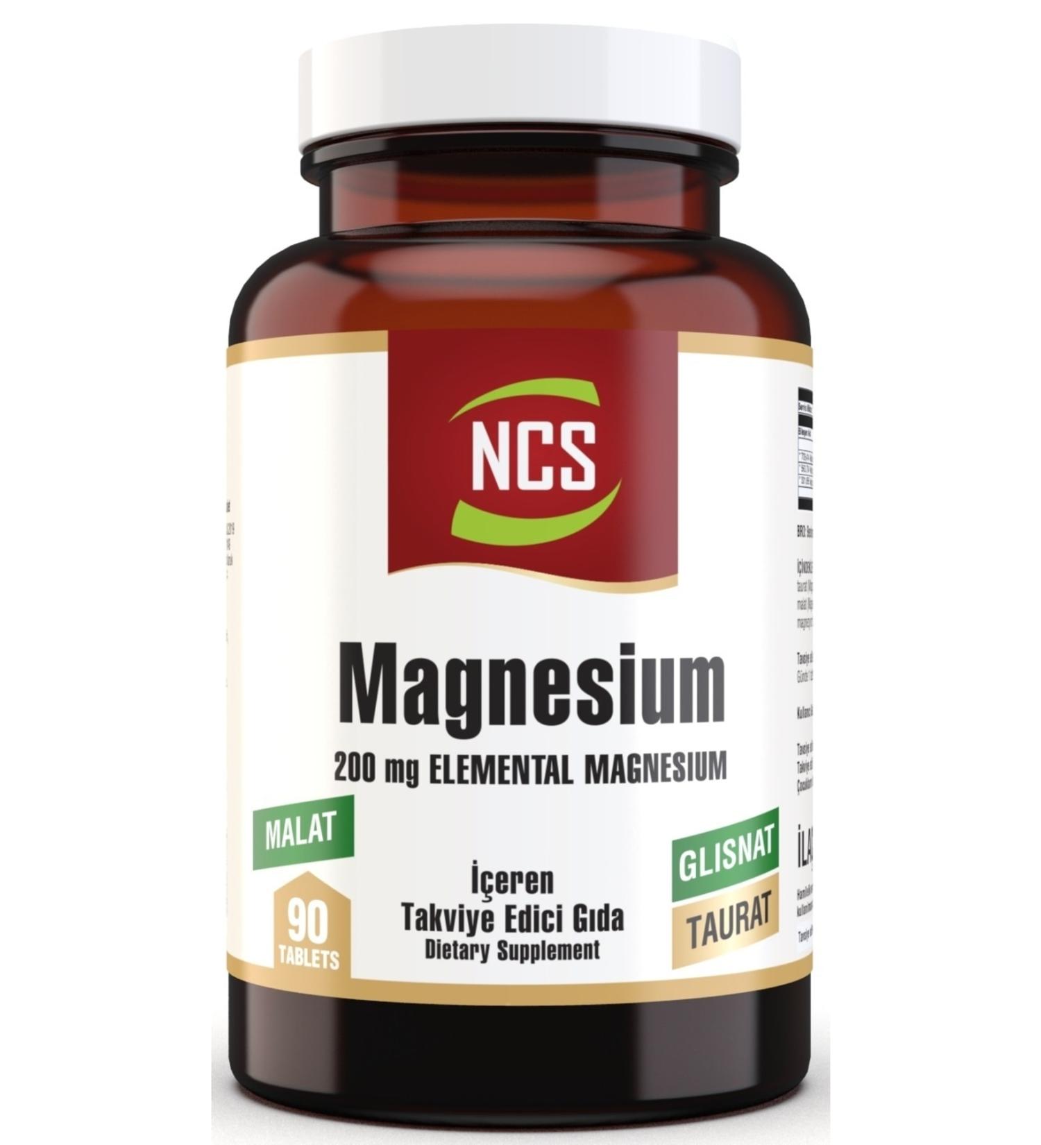 Ncs Magnesium Magnesium Malate Glycinate Taurate 90 Tablets