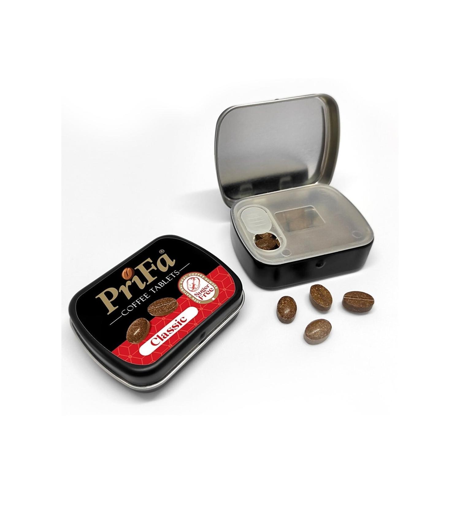 prifa Sugar-Free Absorbable Classic Coffee Tablet No Sugar Added Healthy Coffee Tablets 25 Tablets 2 Li