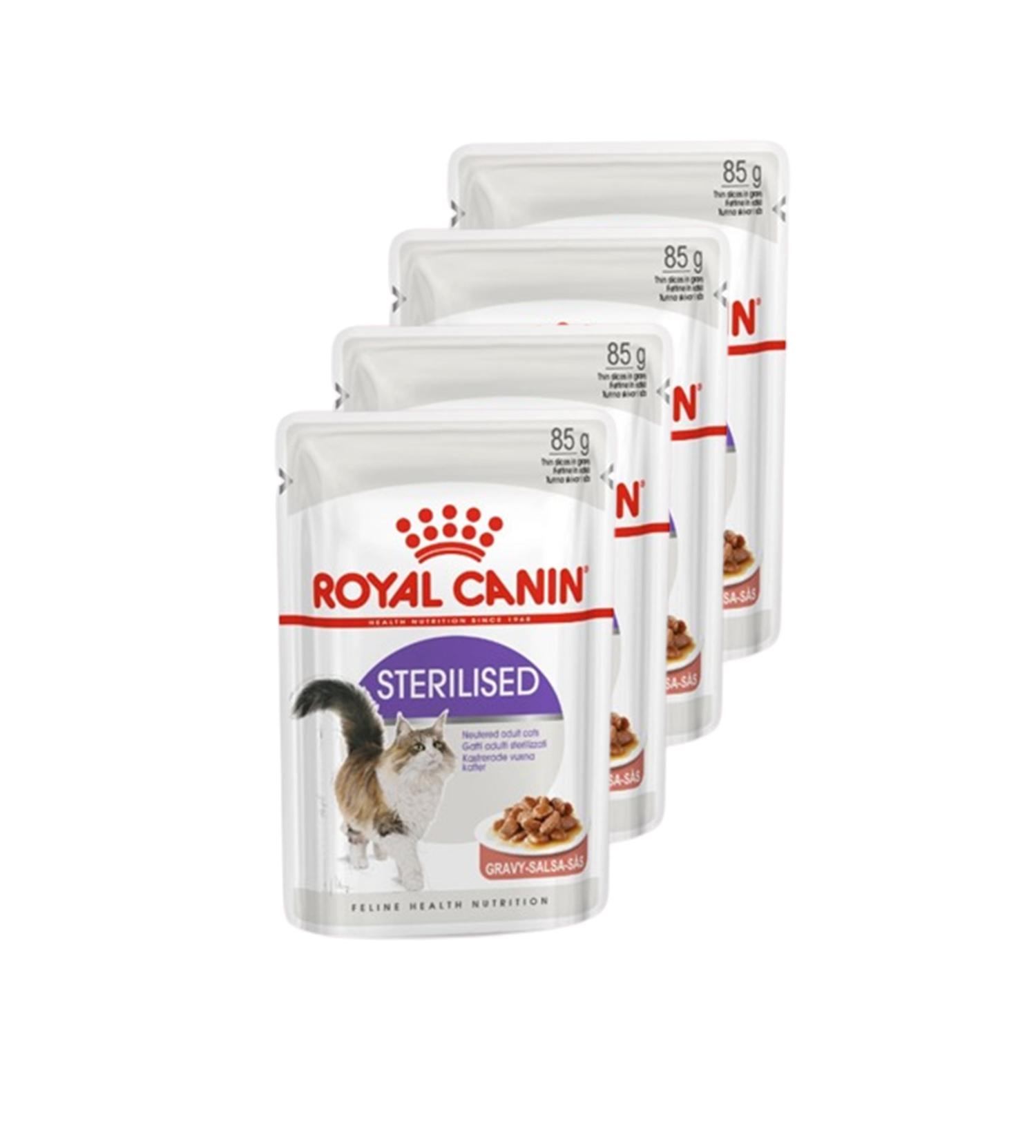 Royal Canin Gravy Sterilized Wet Cat Food 85 Gr X 4 Pieces