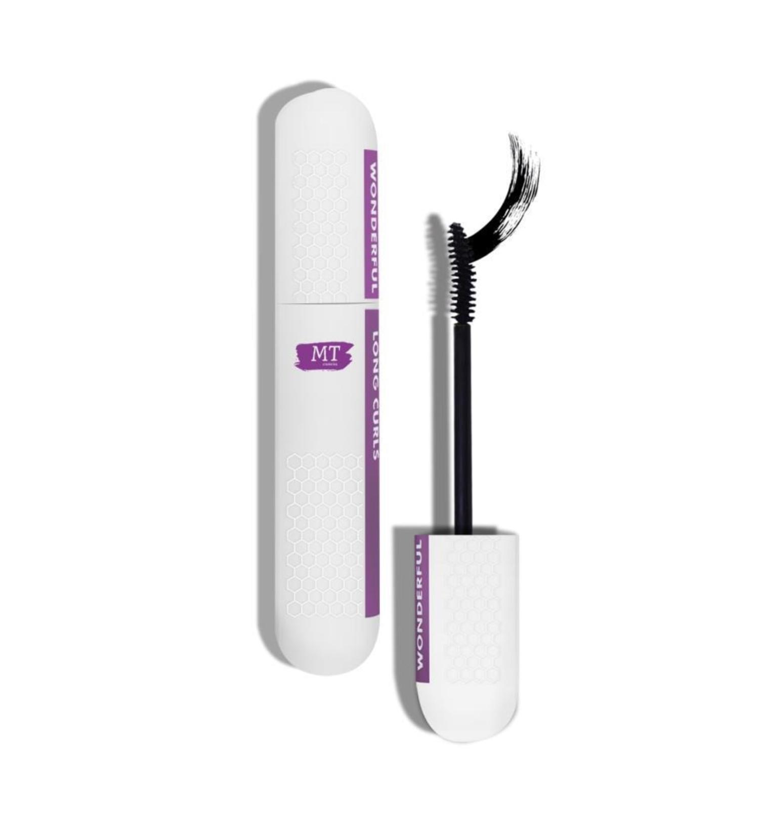 Makeuptime Wonderful Long Curls Black Mascara with White Purple Packaging - Buy Online on GoSupps.com