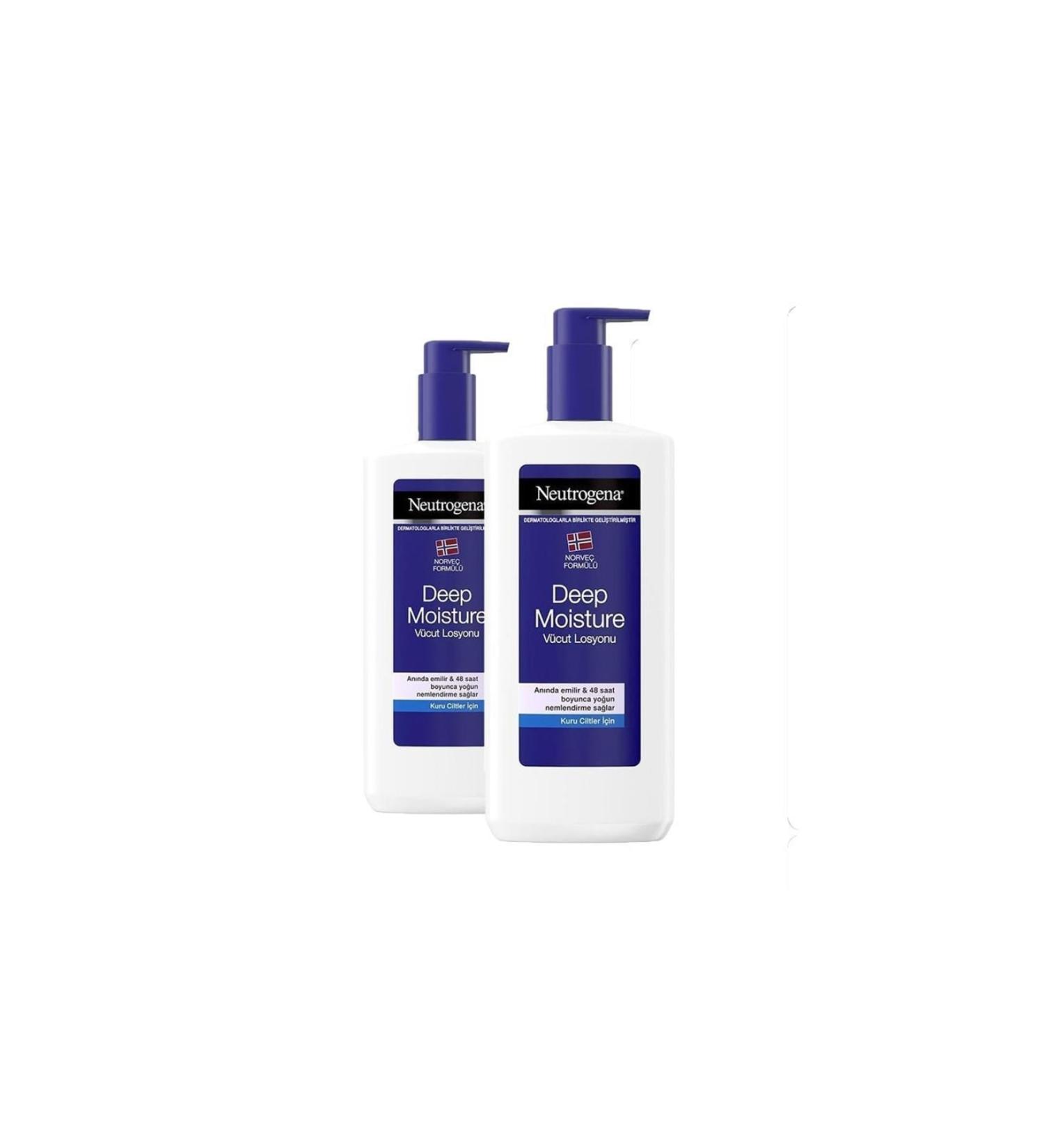 Neutrogena Intense Moisturizing Body Lotion Dry Skin 400 Ml X 2