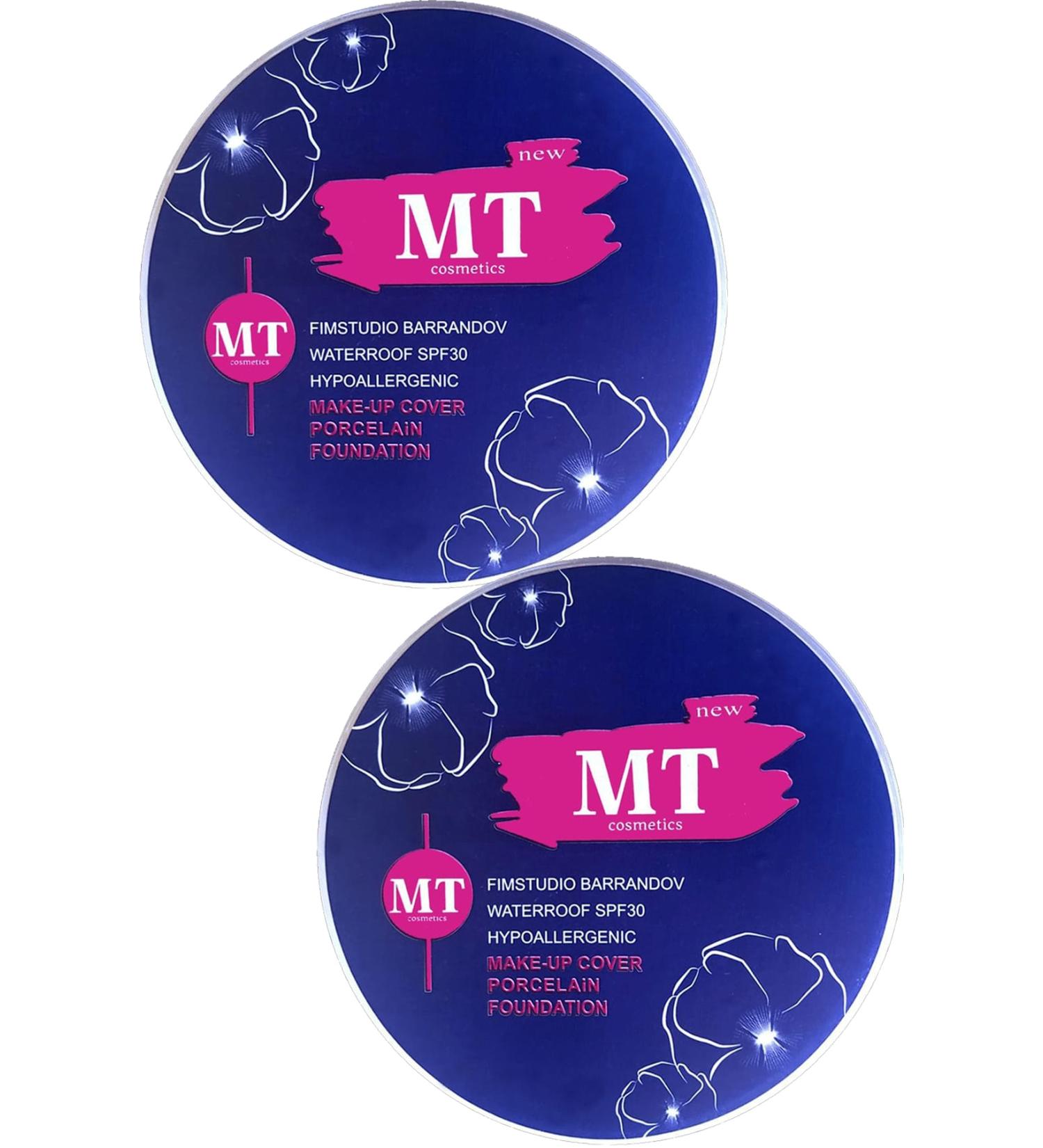 Makeuptime Porcelain Foundation Make-up Cover 2 Pieces (212: Dark Tone)