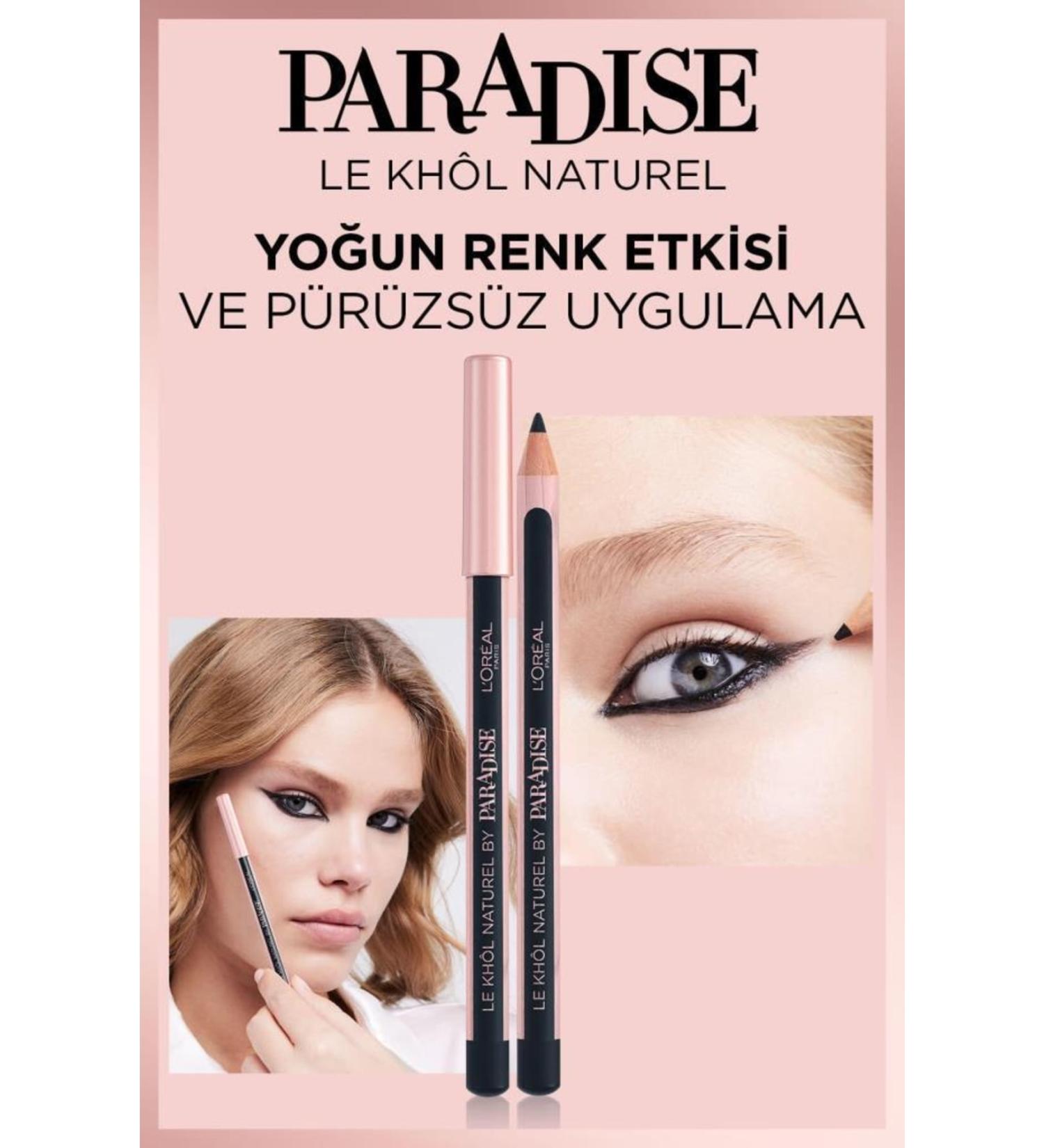 L'Oreal Paris Brown Eye Pencil - L'or al Paris Paradise Le Khol Eye Pencil 102 Pure Espresso - Buy Online on GoSupps.com
