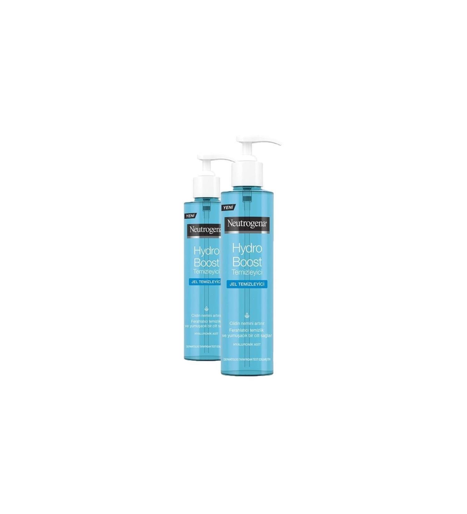 Neutrogena Hydro Boost Water Gel Cleanser 200 Ml X 2