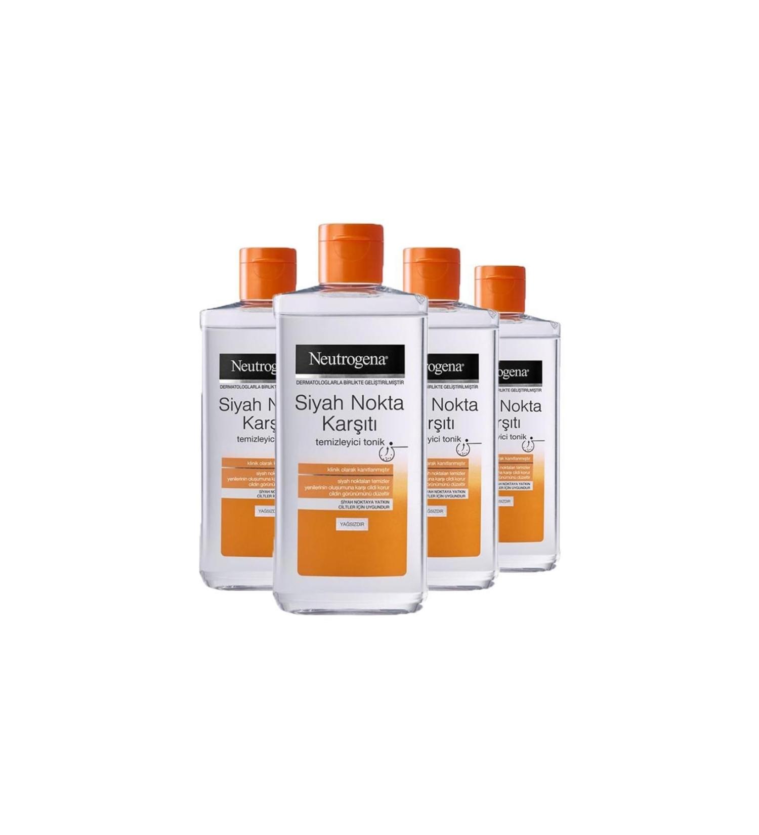 Neutrogena Visibly Clear Blackhead Cleansing Toner 200 Ml X 4