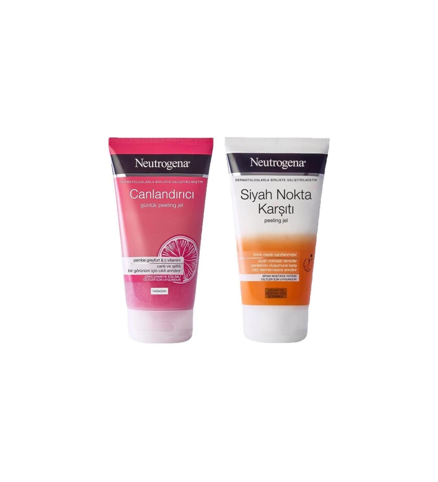 Neutrogena Revitalizing Pink Grapefruit & Anti-Blackhead Peeling 150 Ml