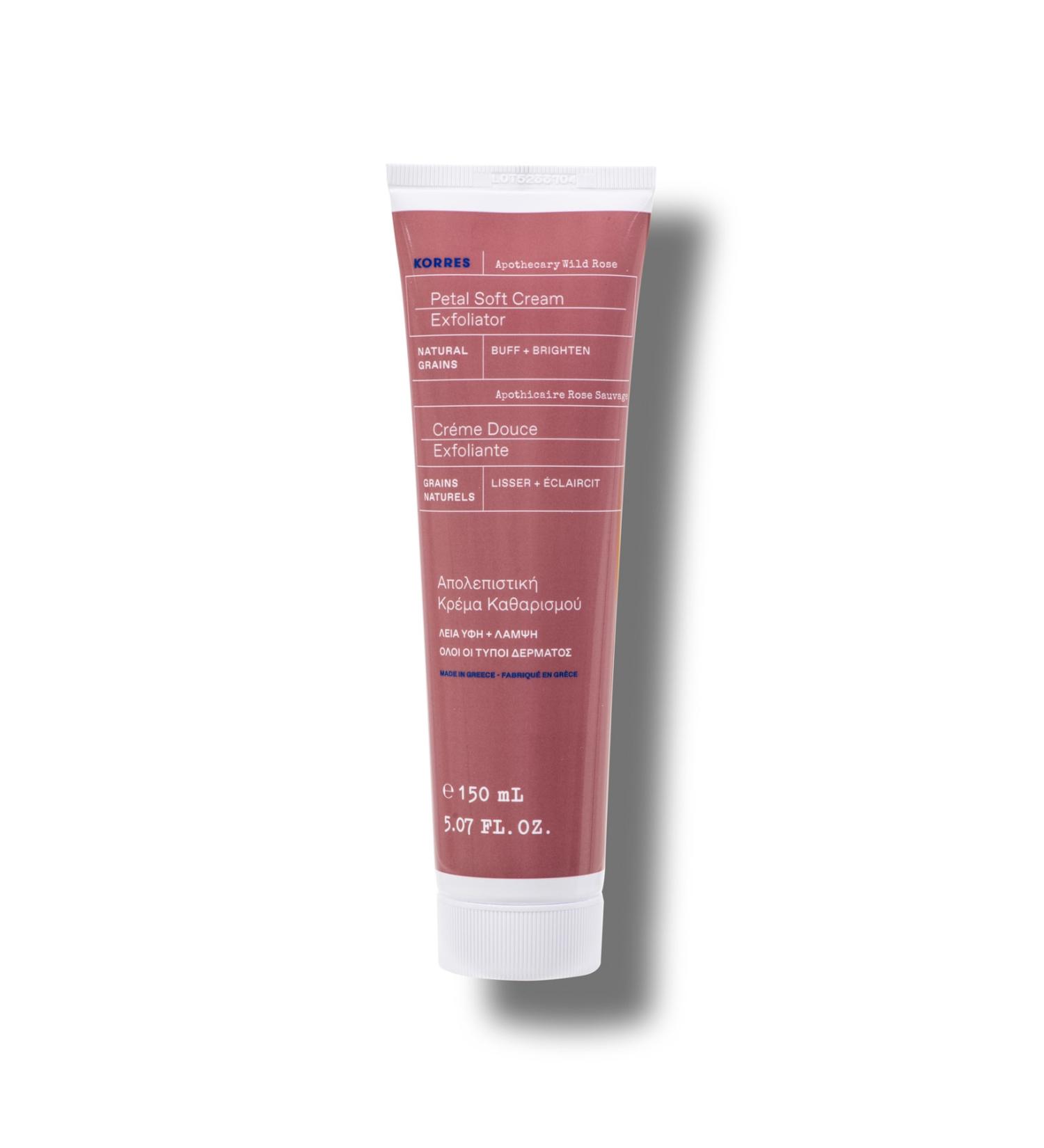 Korres Apothecary Wild Rose Petal Soft Cream Exfoliator 150ml