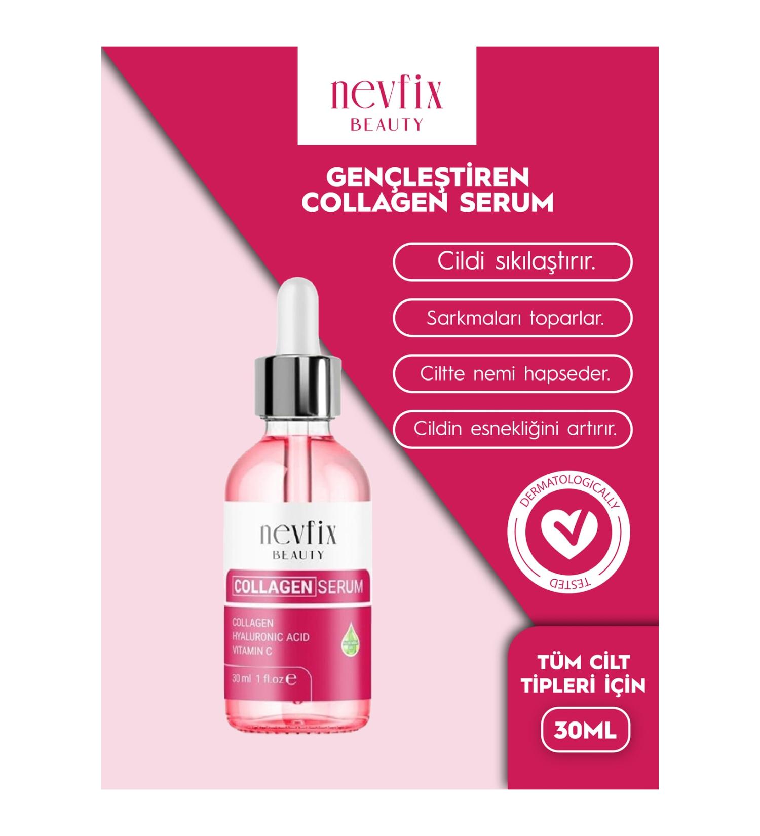 Beauty Collagen Hyaluronic Acid Vitamin C Serum 30 Ml Aloe Vera - Buy Online on GoSupps.com