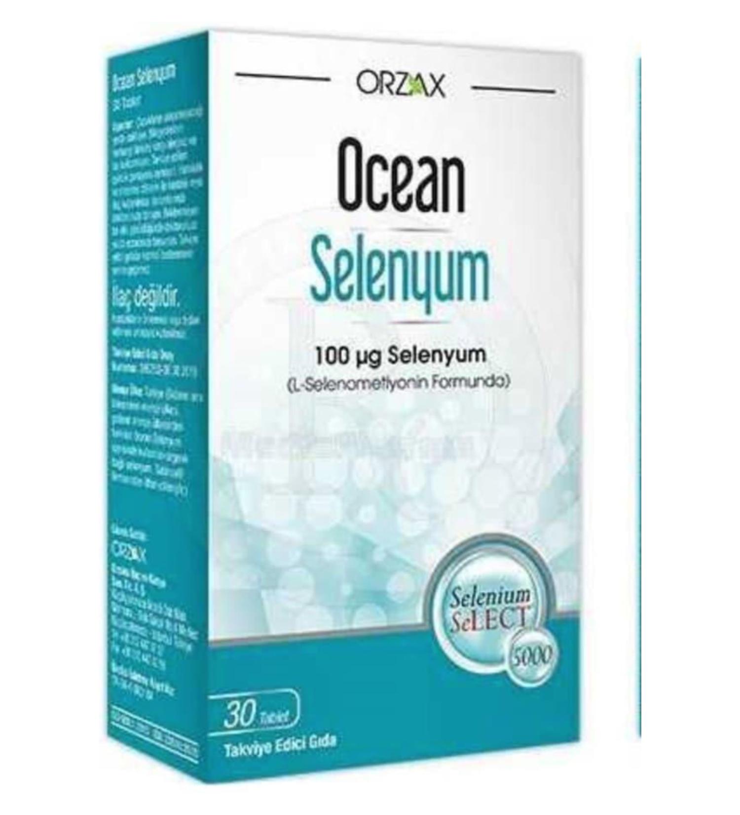 Ocean Orzax Selenium Supplement Food 30 Capsules