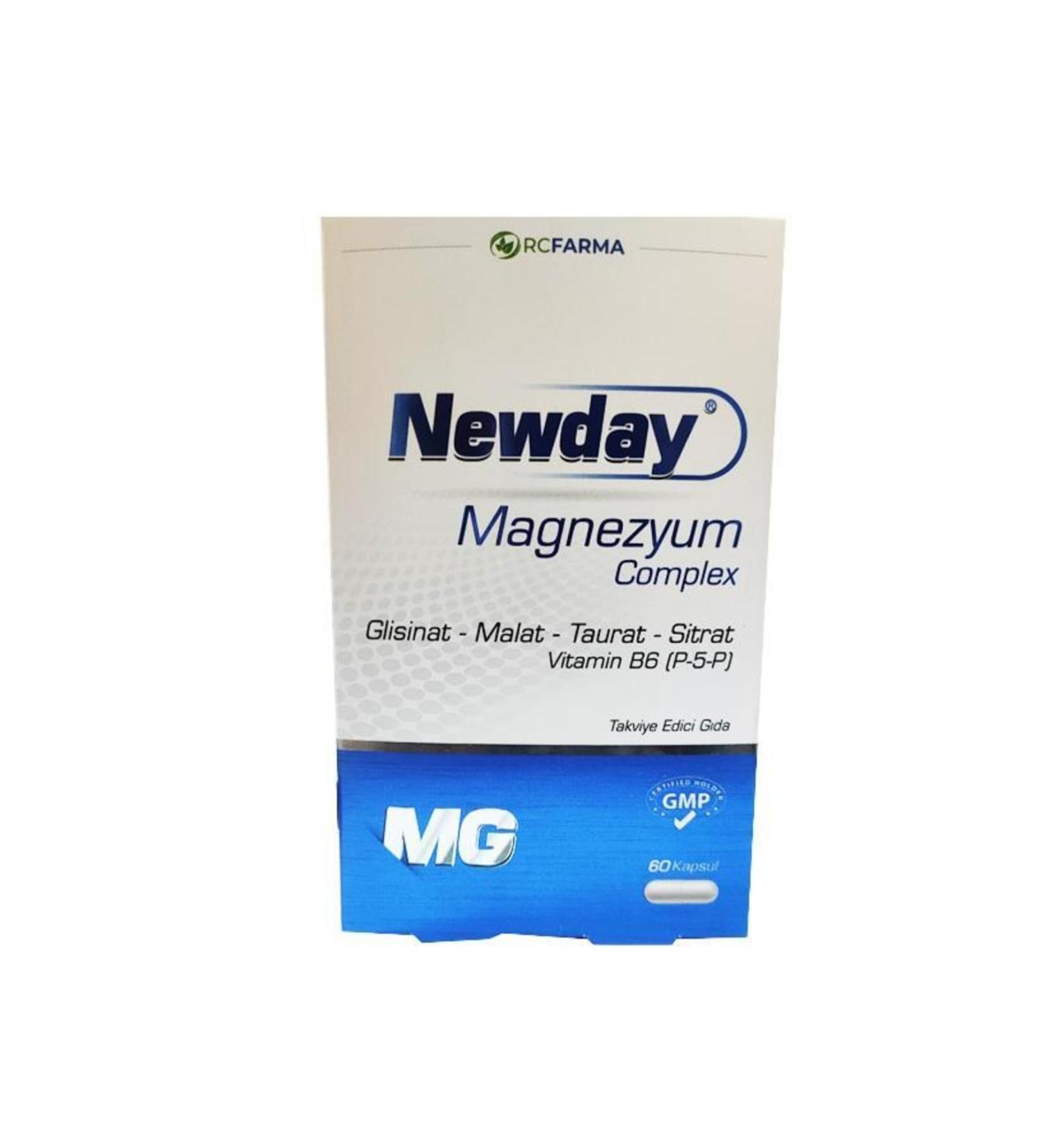 newday Magnesium Complex Supplementary Food 60 Capsules