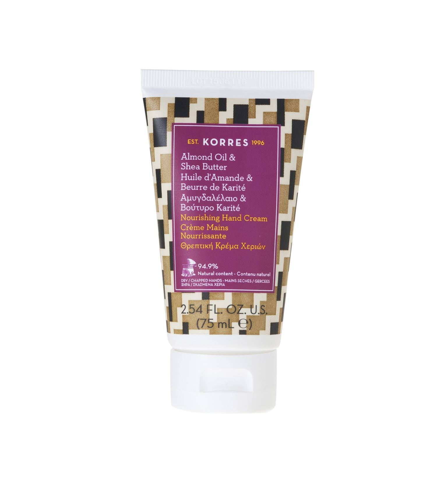 Korres Nourishing Hand Cream With Organic Almond Oil & Shea Butter 75ml